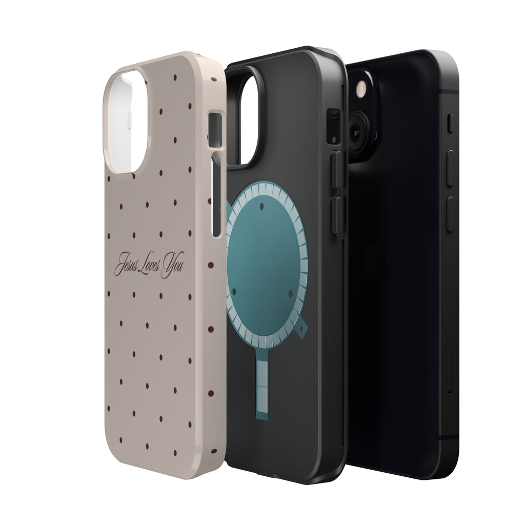 MagSafe Brown Polka Dot