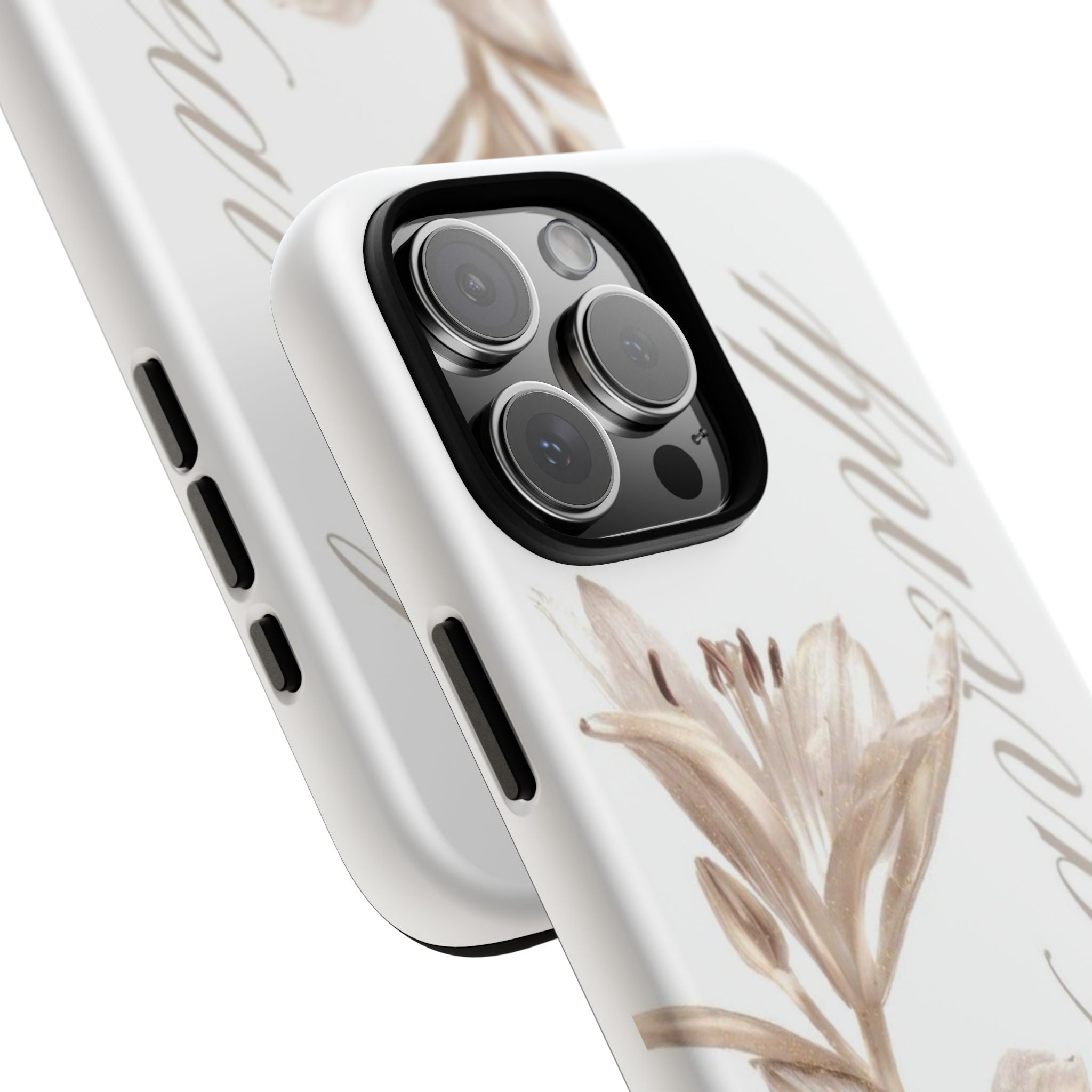 Floral 'Heavenly' Phone Case — Elegant Lily Protective Cover