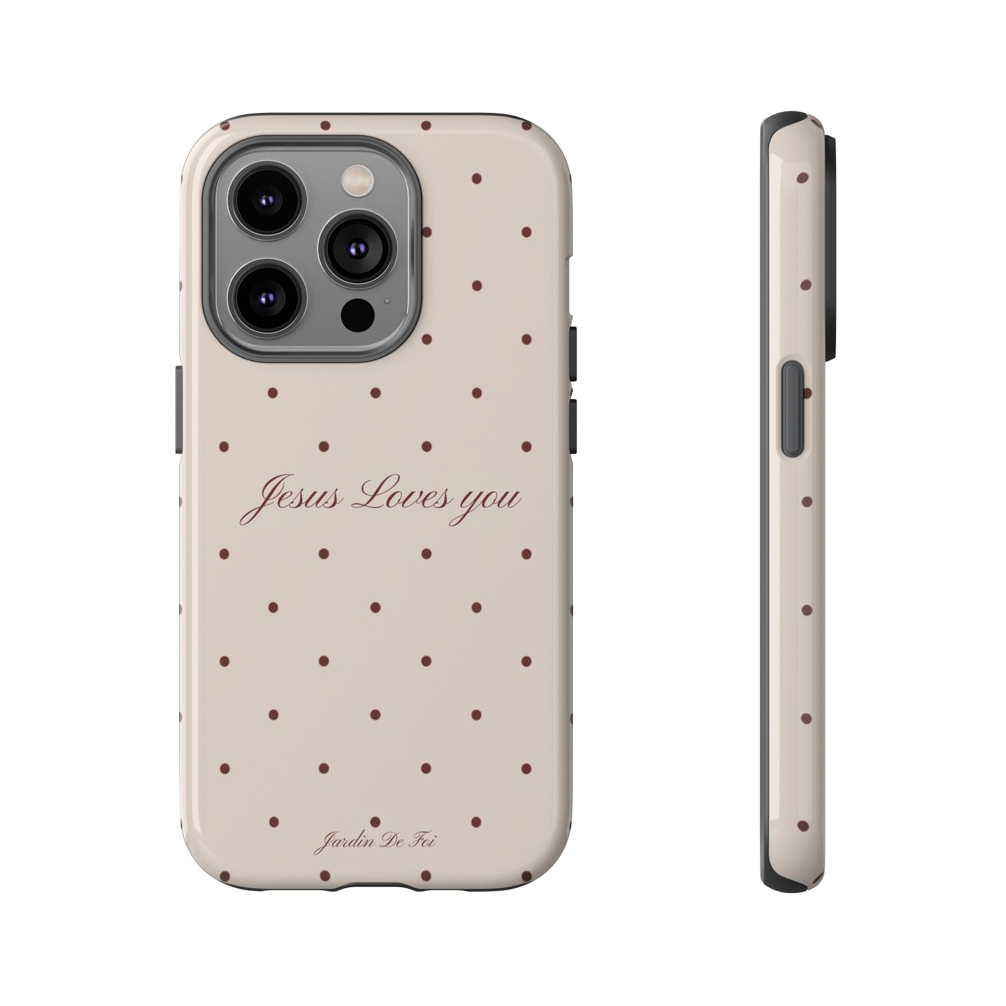 Brown Polka Dot Case