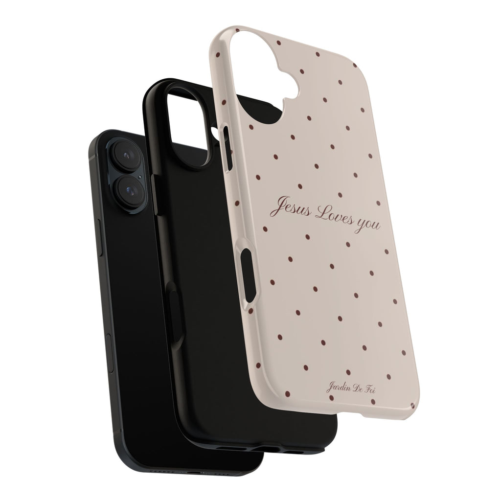 Brown Polka Dot Case