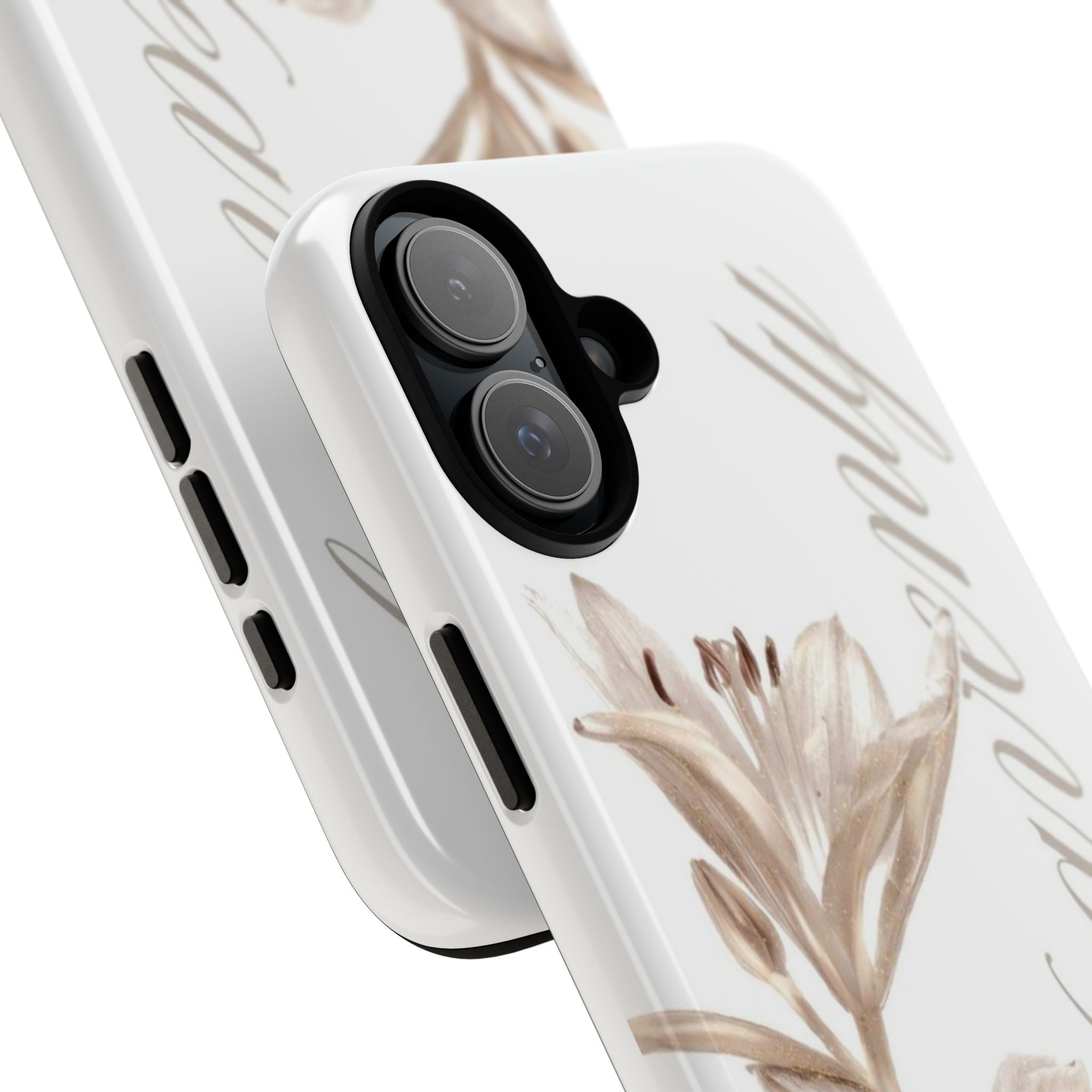 Floral 'Heavenly' Phone Case — Elegant Lily Protective Cover