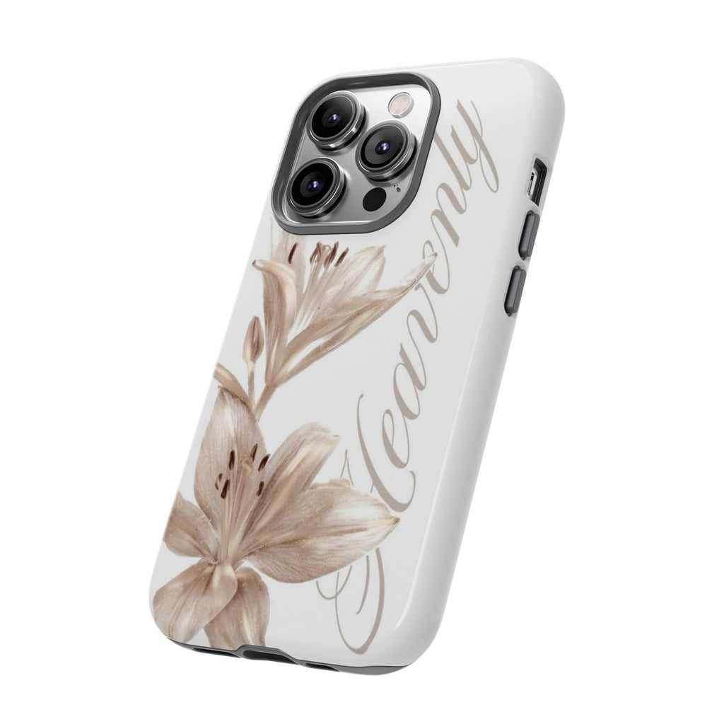 Floral 'Heavenly' Phone Case — Elegant Lily Protective Cover
