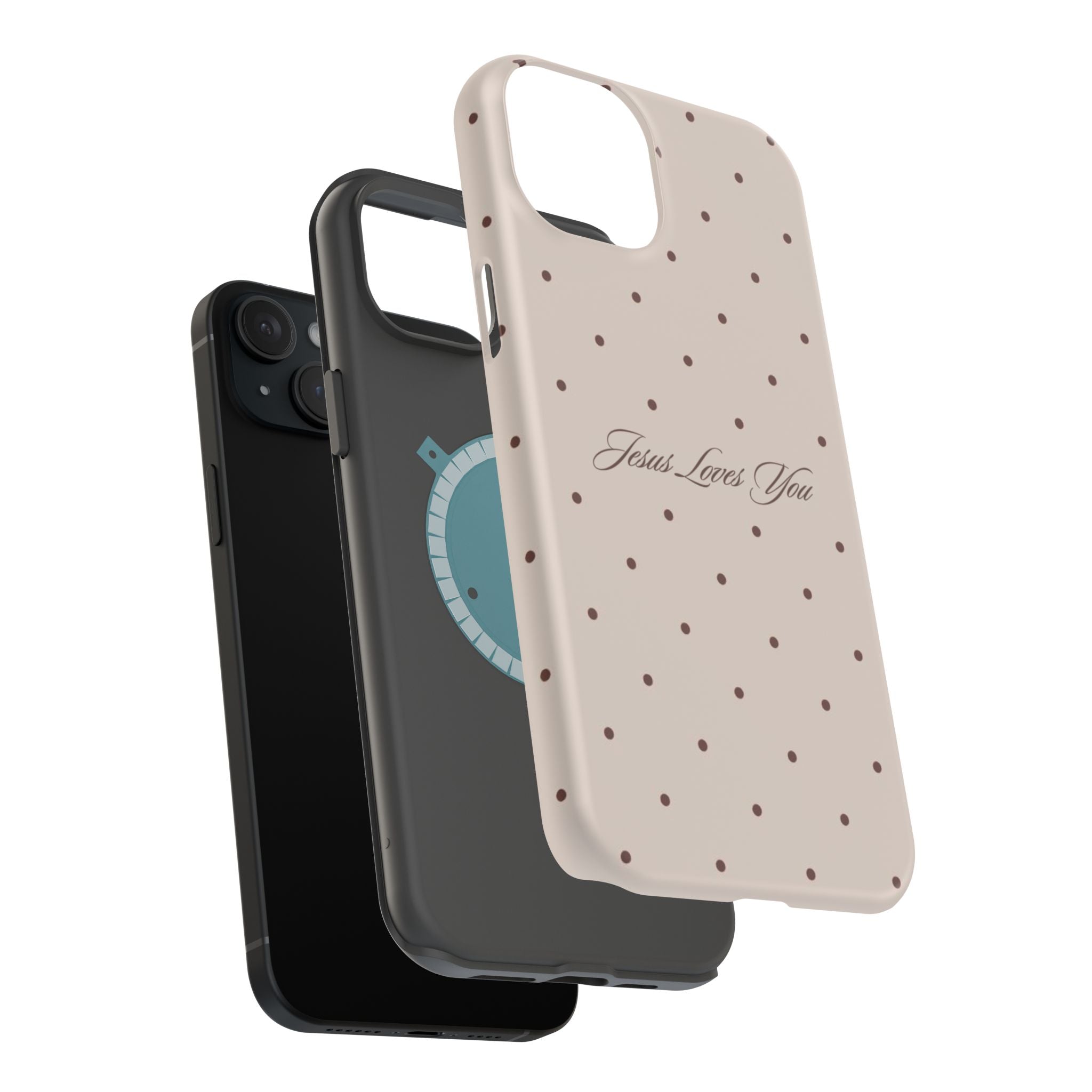MagSafe Brown Polka Dot