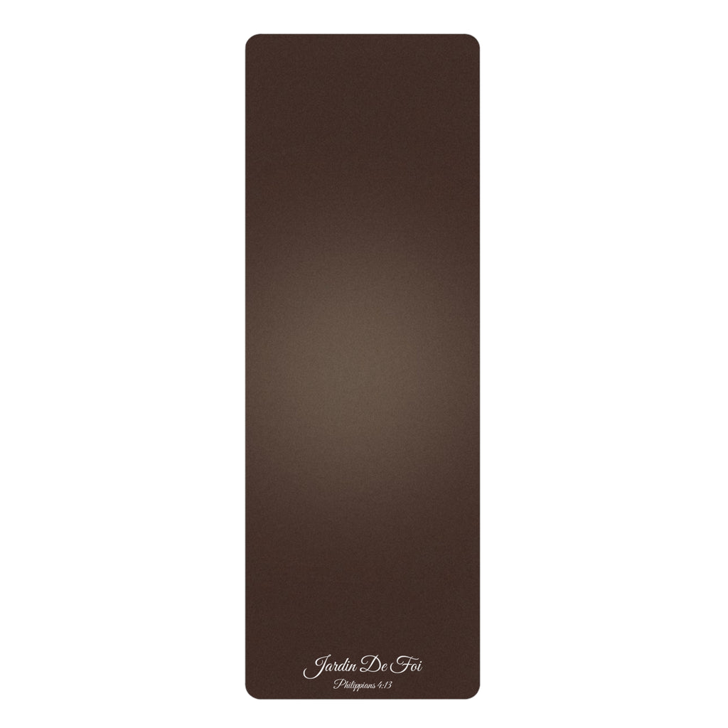 Brown Rubber Yoga Mat