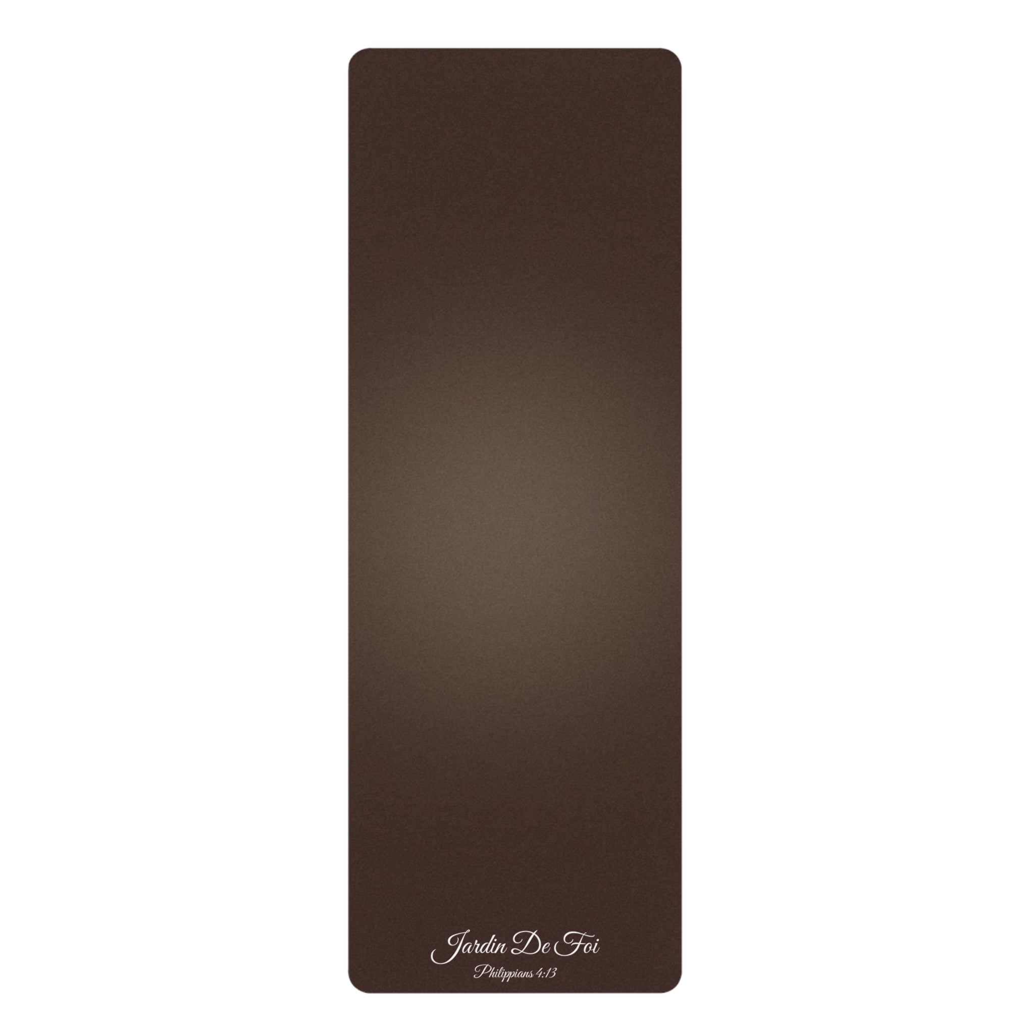 Brown Rubber Yoga Mat
