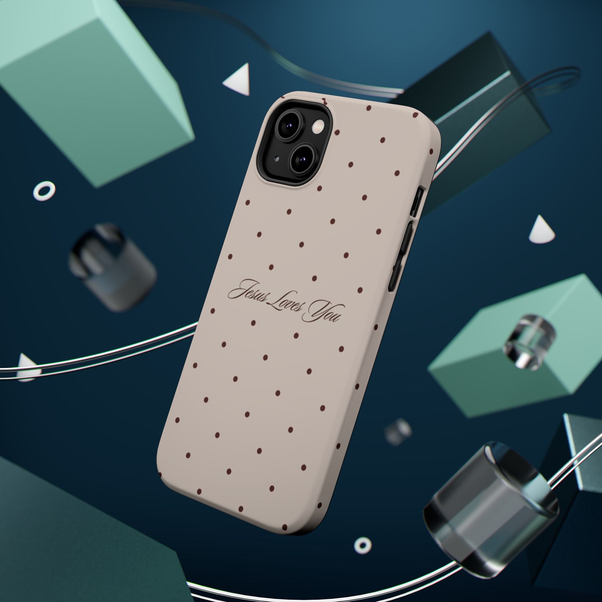 MagSafe Brown Polka Dot
