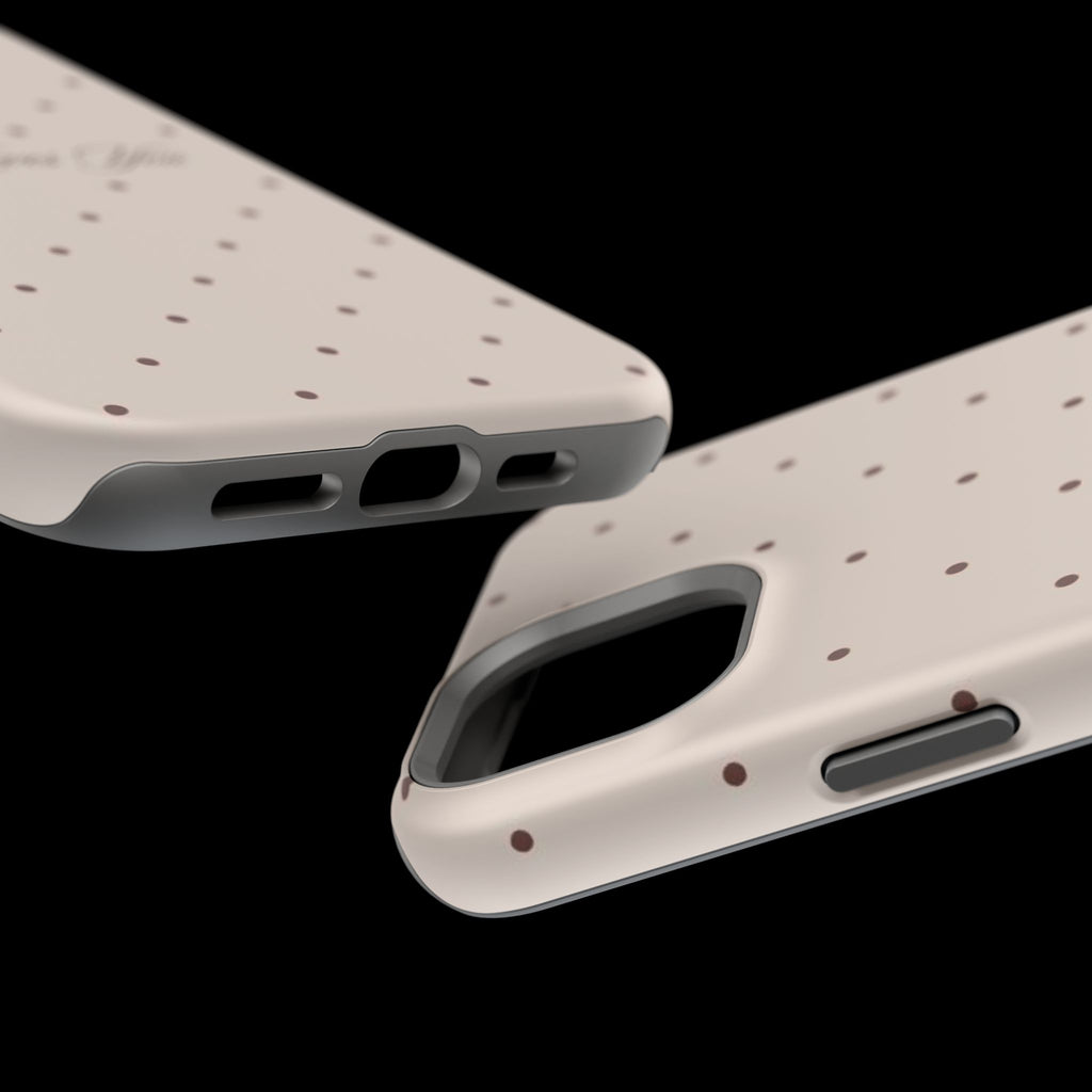 MagSafe Brown Polka Dot