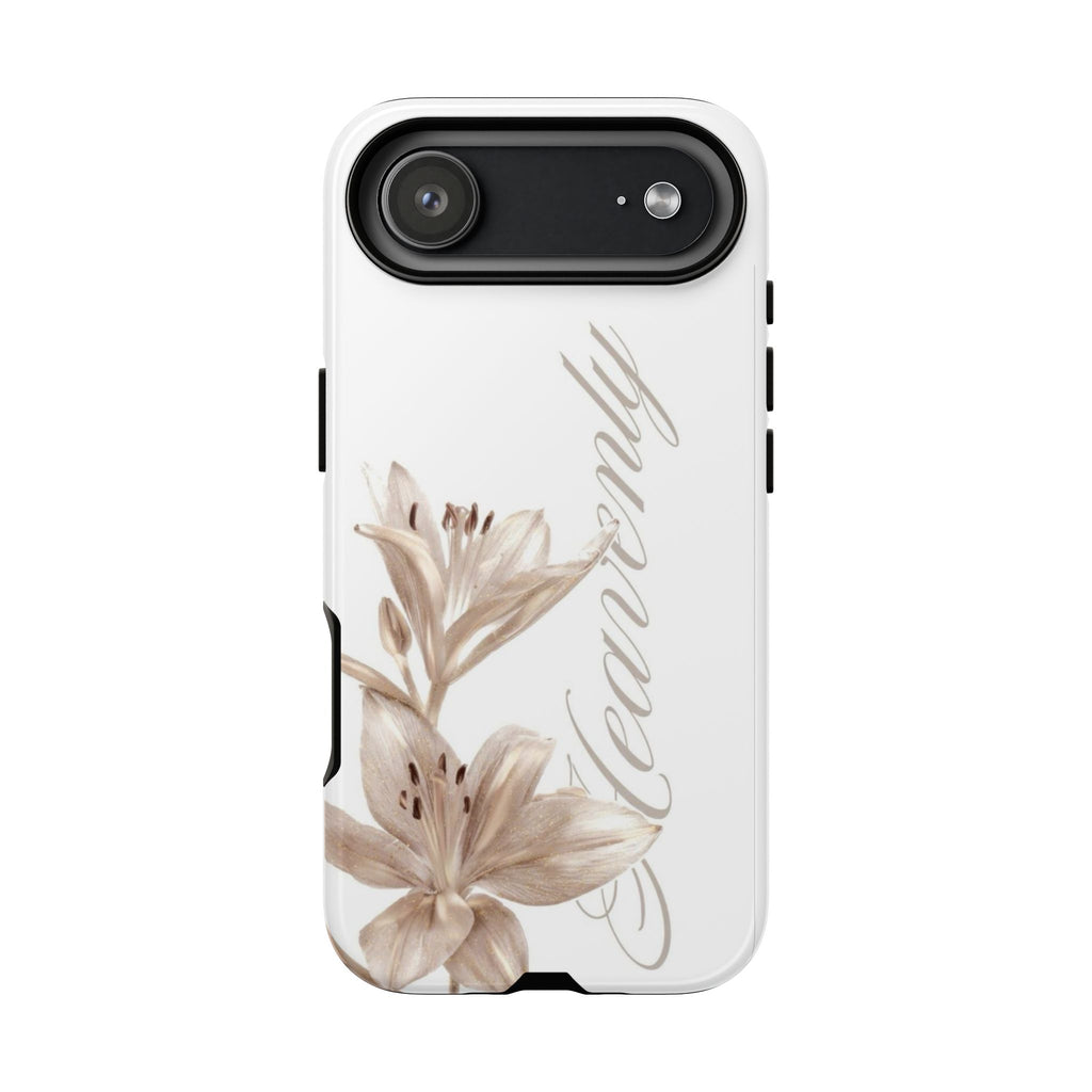 Floral 'Heavenly' Phone Case — Elegant Lily Protective Cover