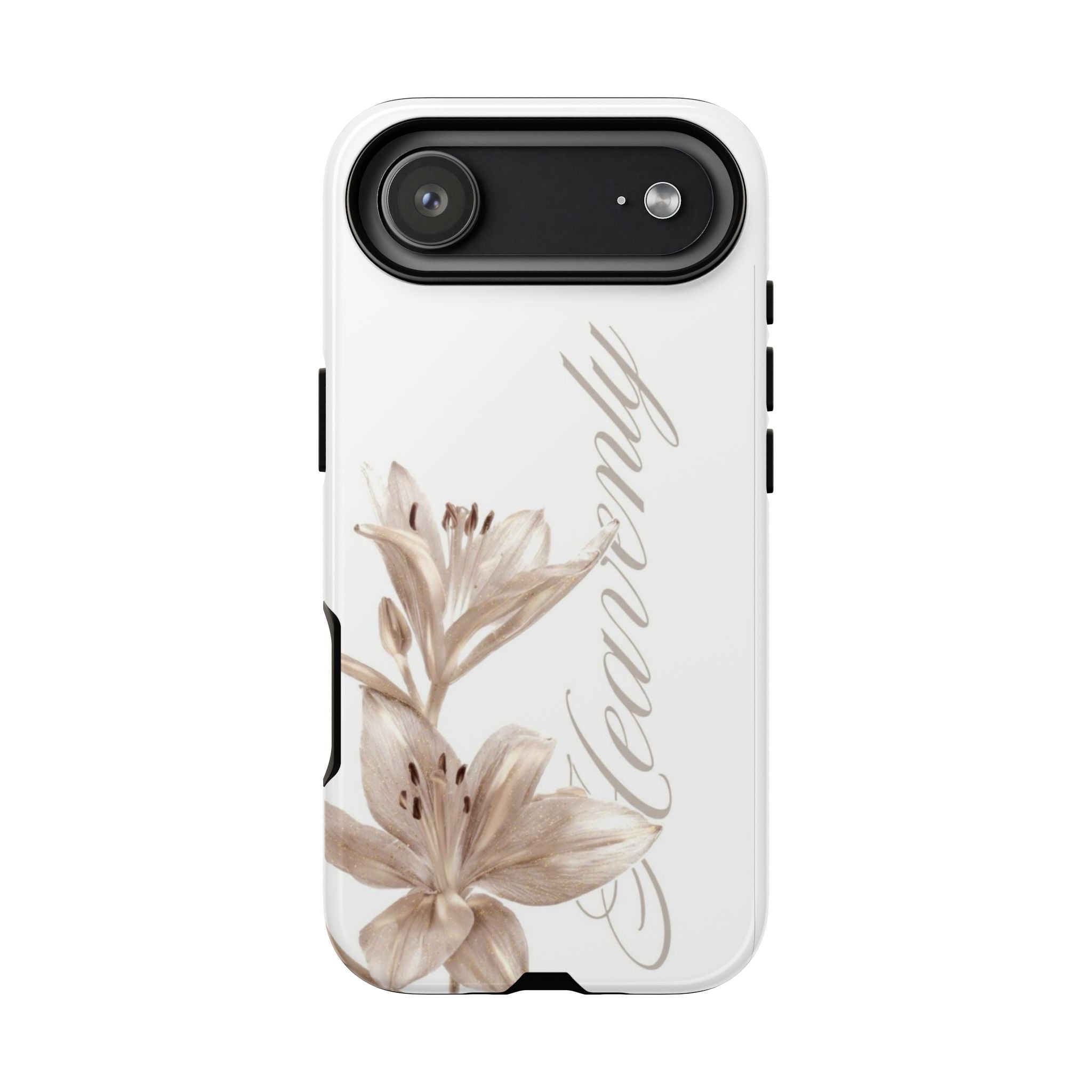 Floral 'Heavenly' Phone Case — Elegant Lily Protective Cover