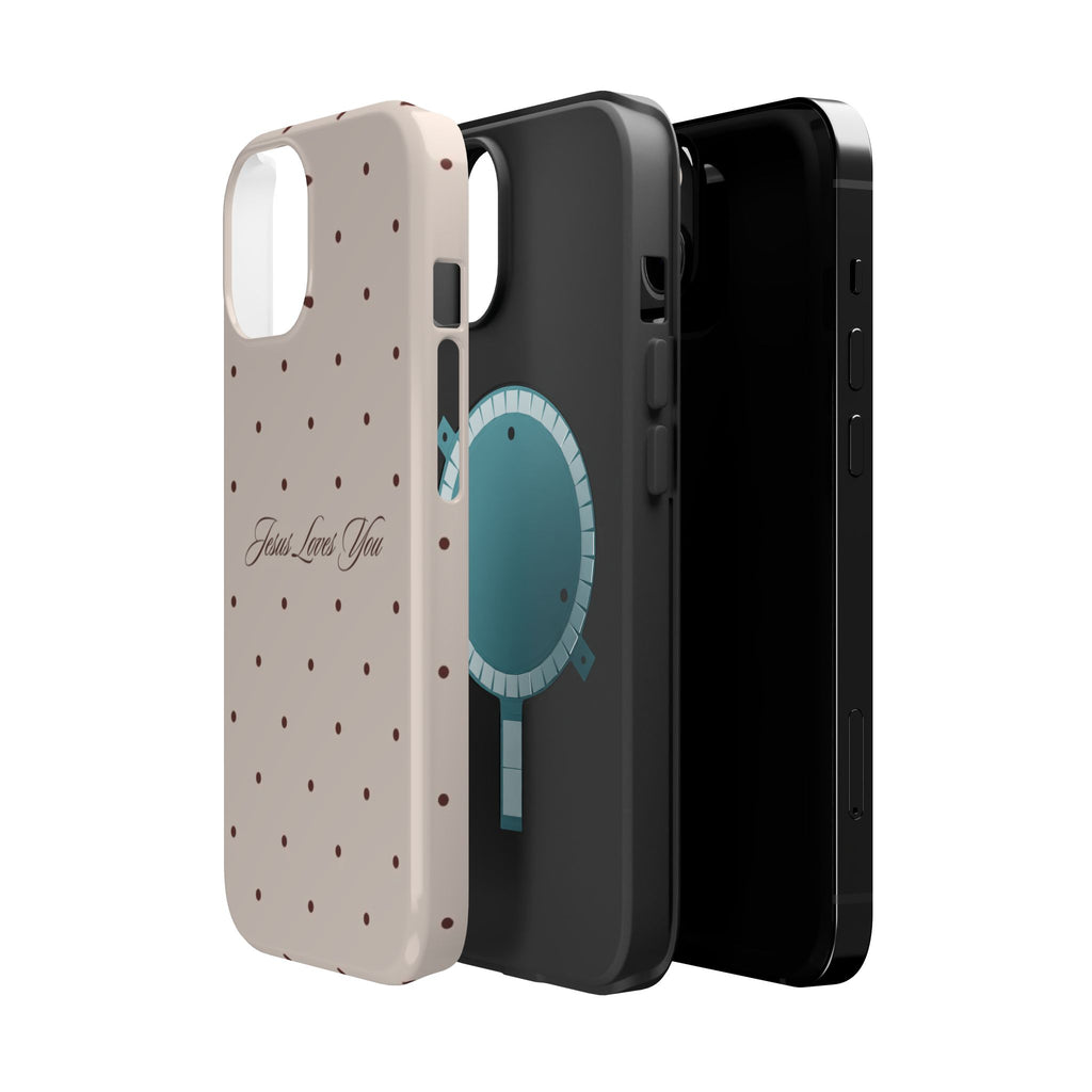 MagSafe Brown Polka Dot