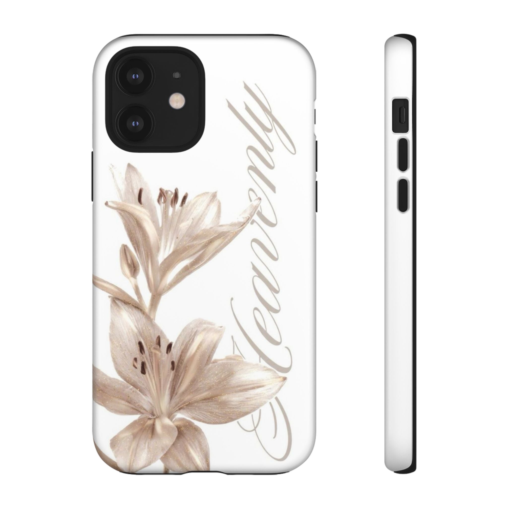 Floral 'Heavenly' Phone Case — Elegant Lily Protective Cover