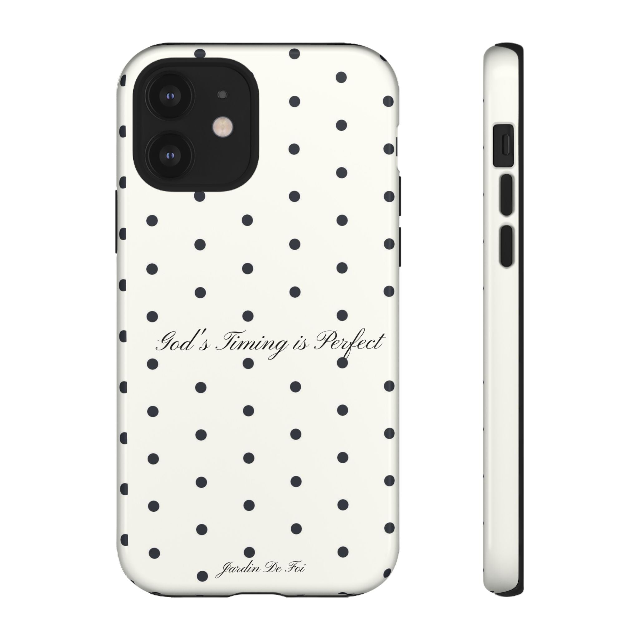White Polka Dot Case