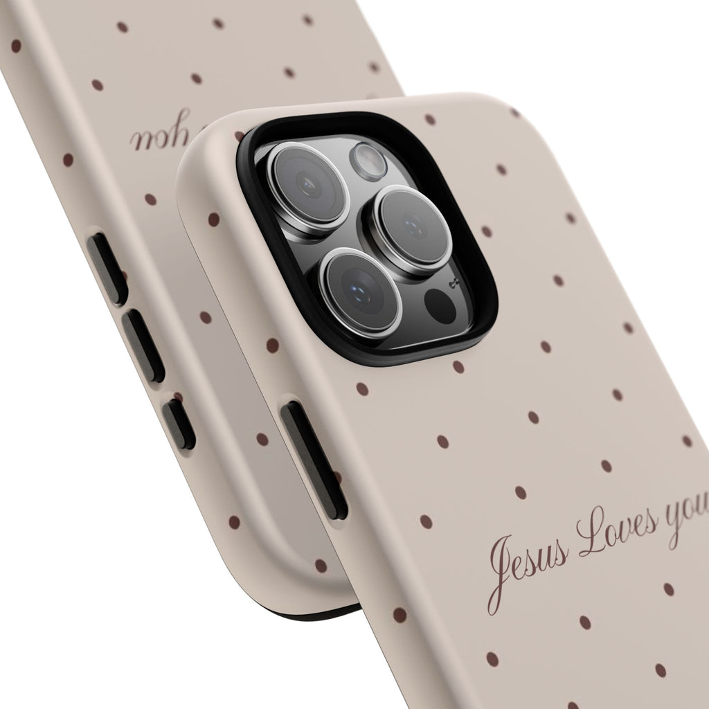 Brown Polka Dot Case