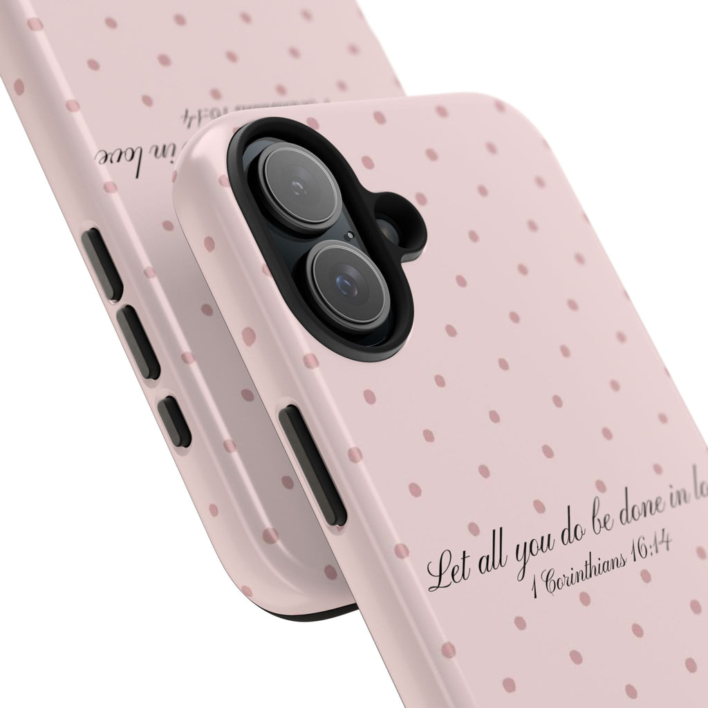 Pink Polka Dot Case