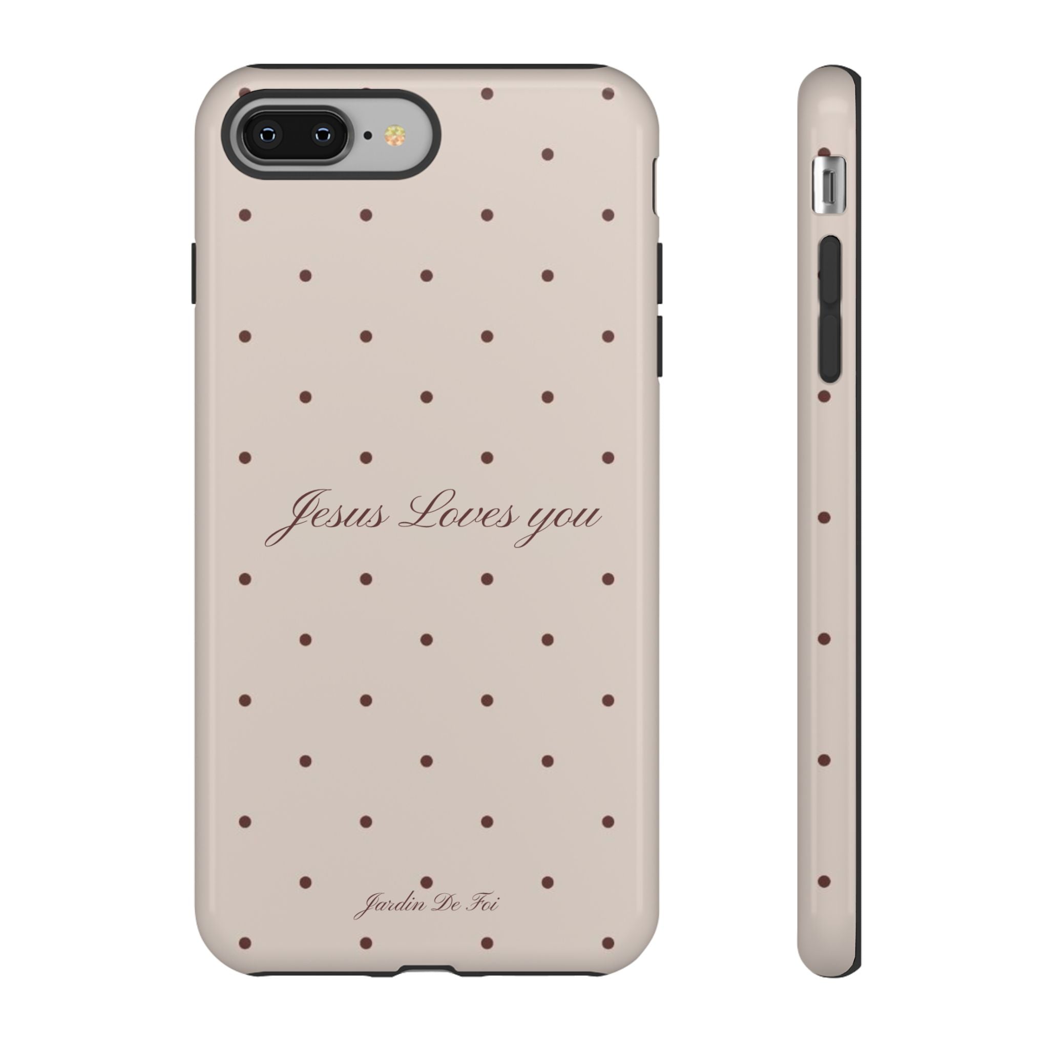 Brown Polka Dot Case