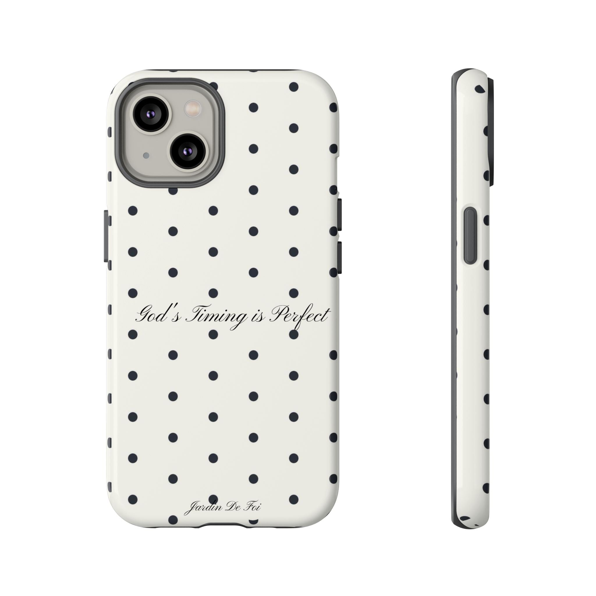 White Polka Dot Case