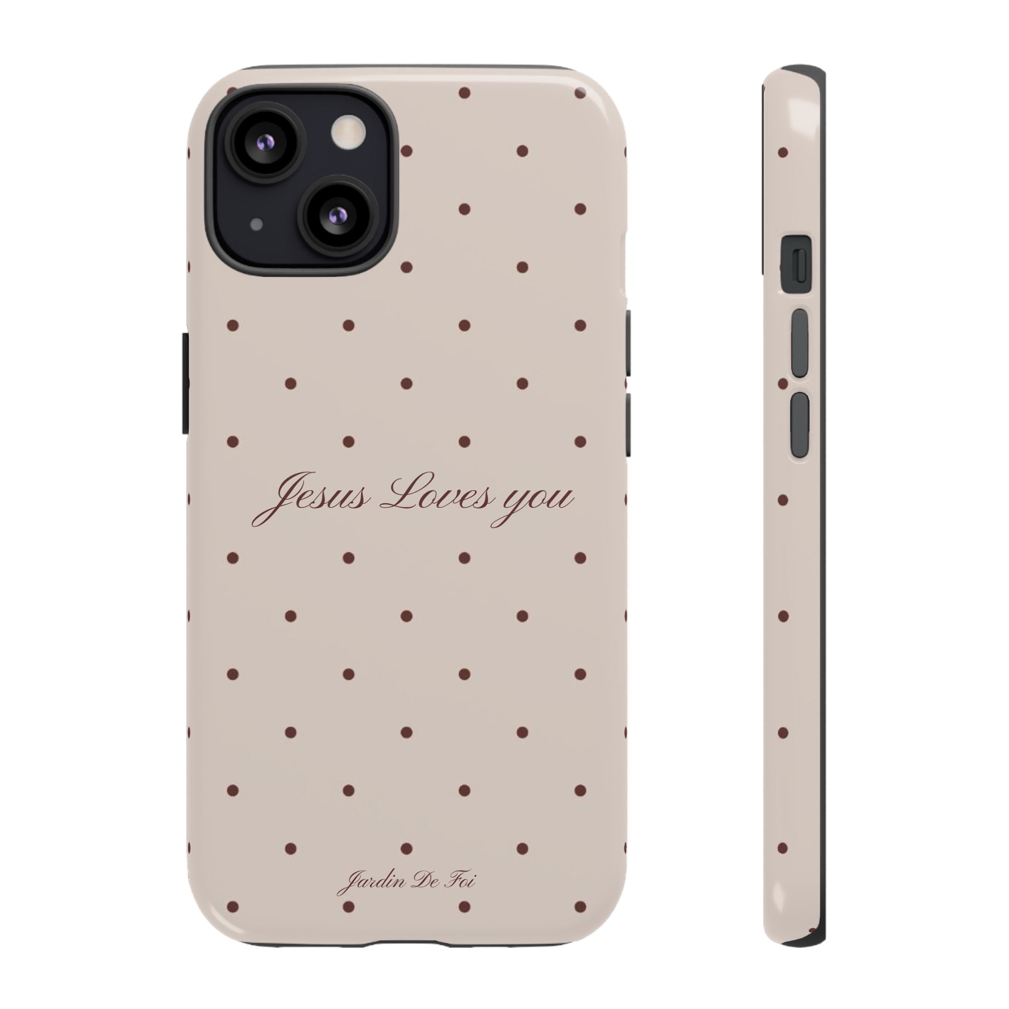Brown Polka Dot Case