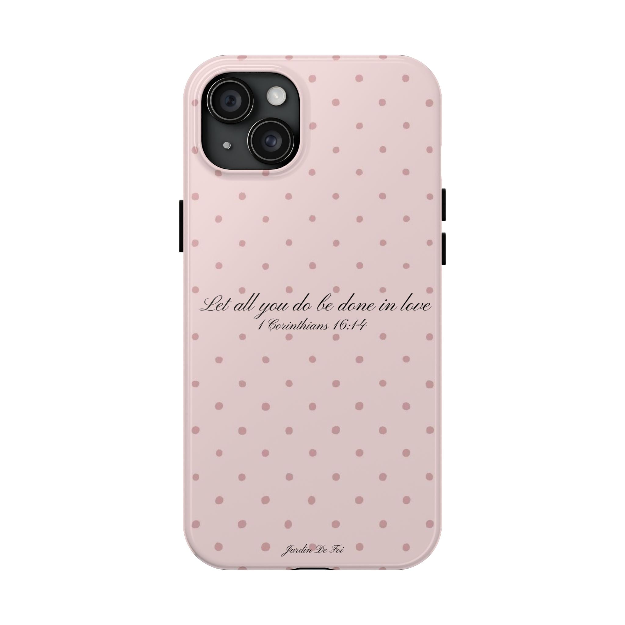 Pink Polka Dot Case