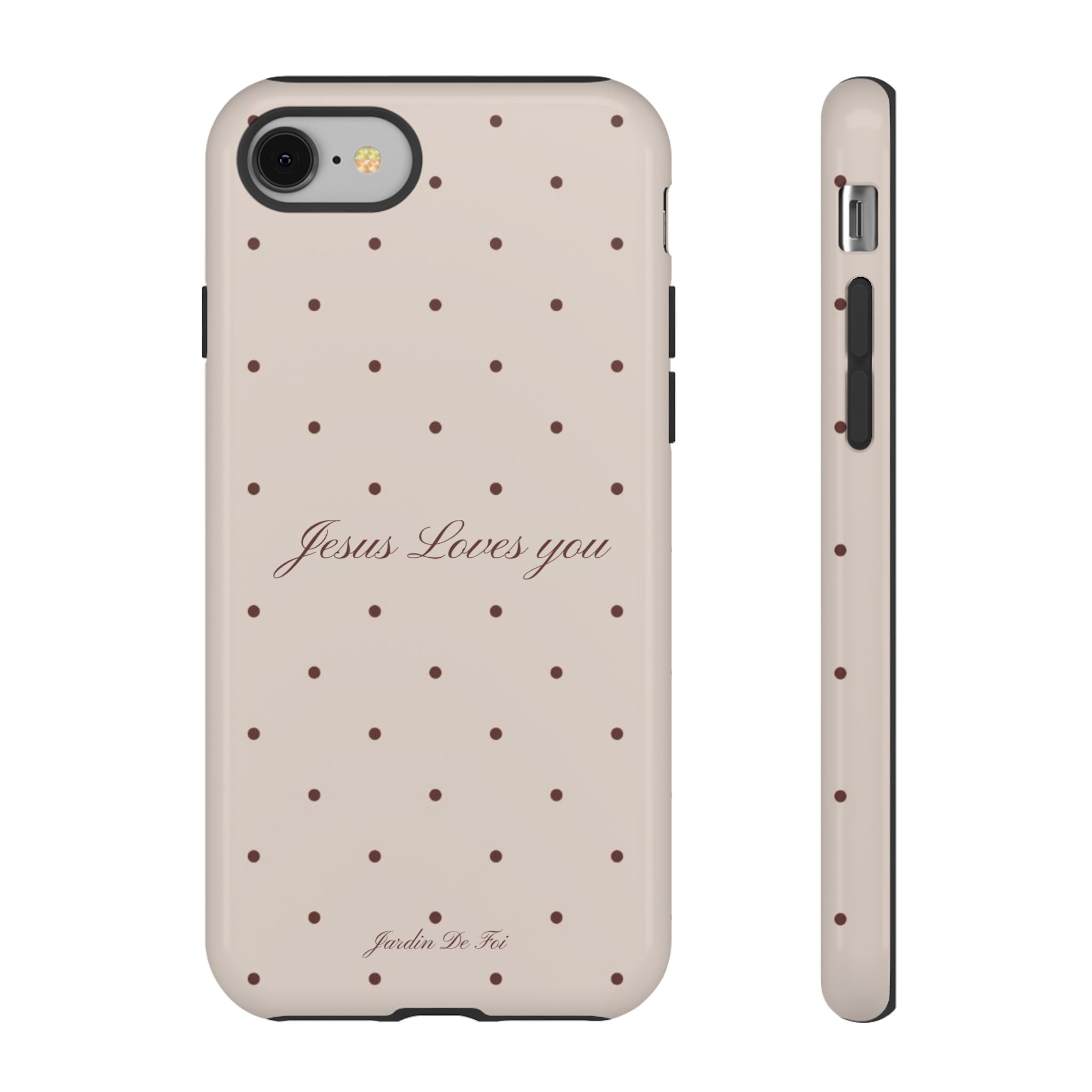 Brown Polka Dot Case