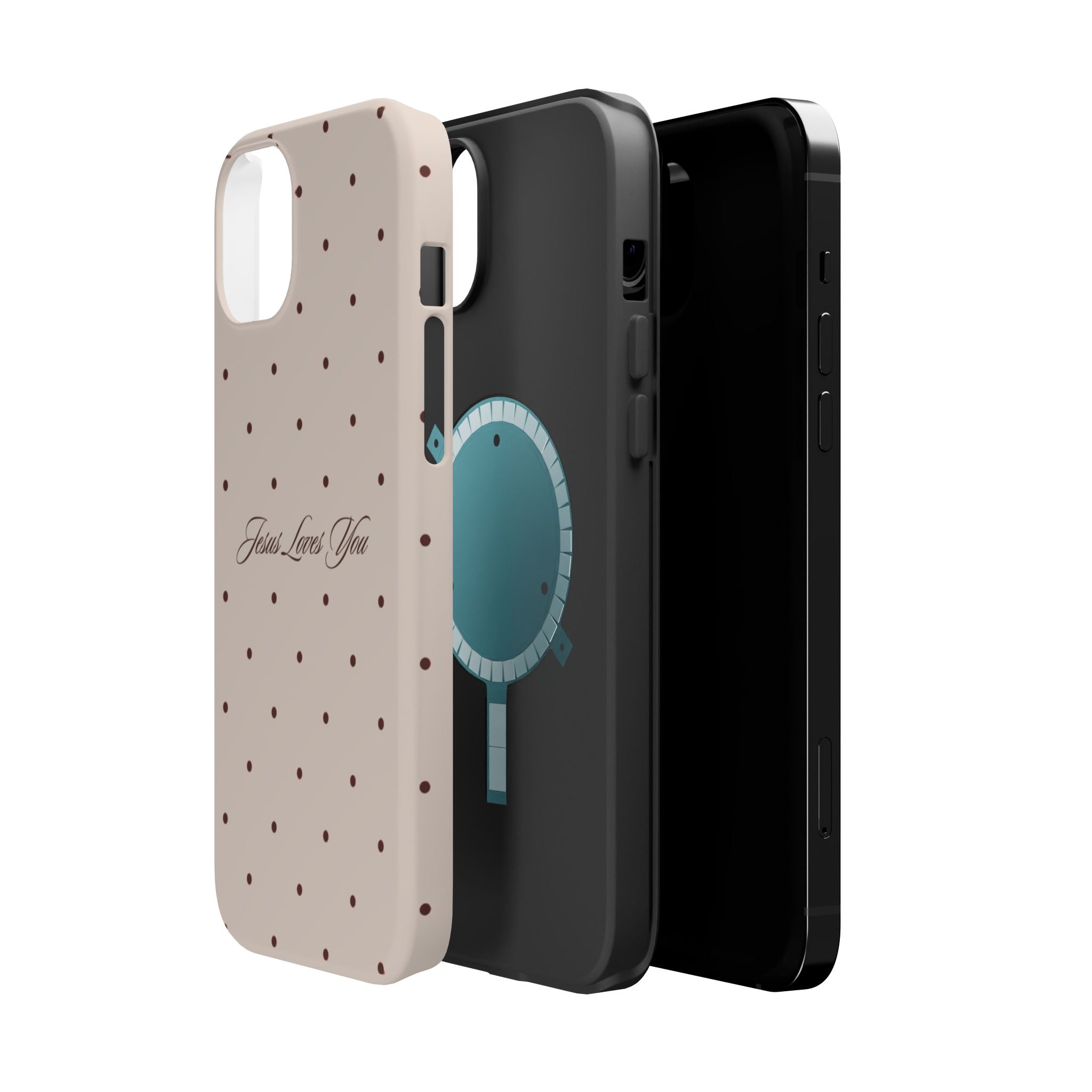MagSafe Brown Polka Dot