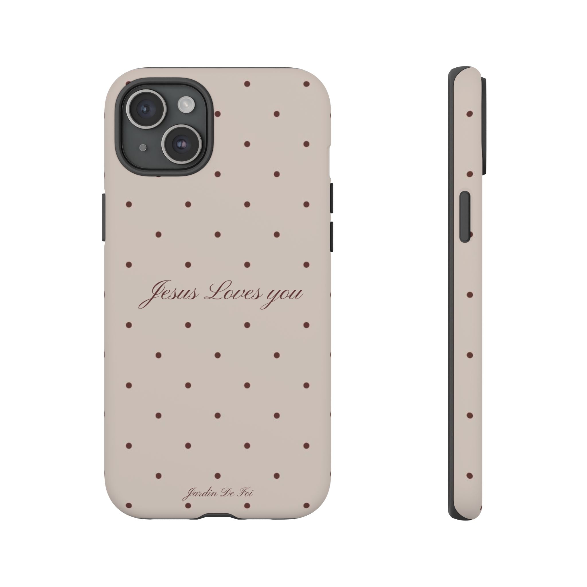 Brown Polka Dot Case