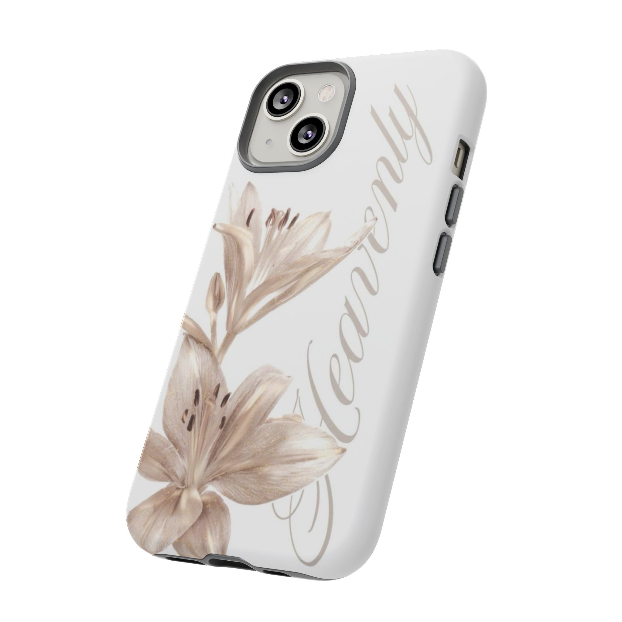 Floral 'Heavenly' Phone Case — Elegant Lily Protective Cover