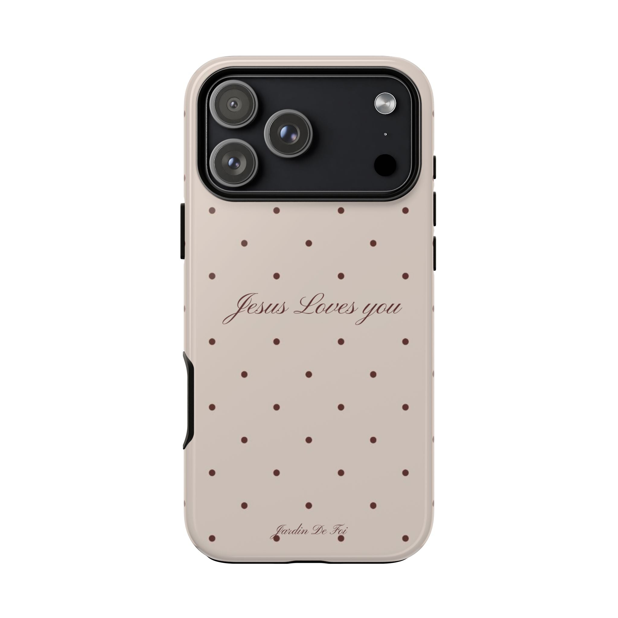 Brown Polka Dot Case
