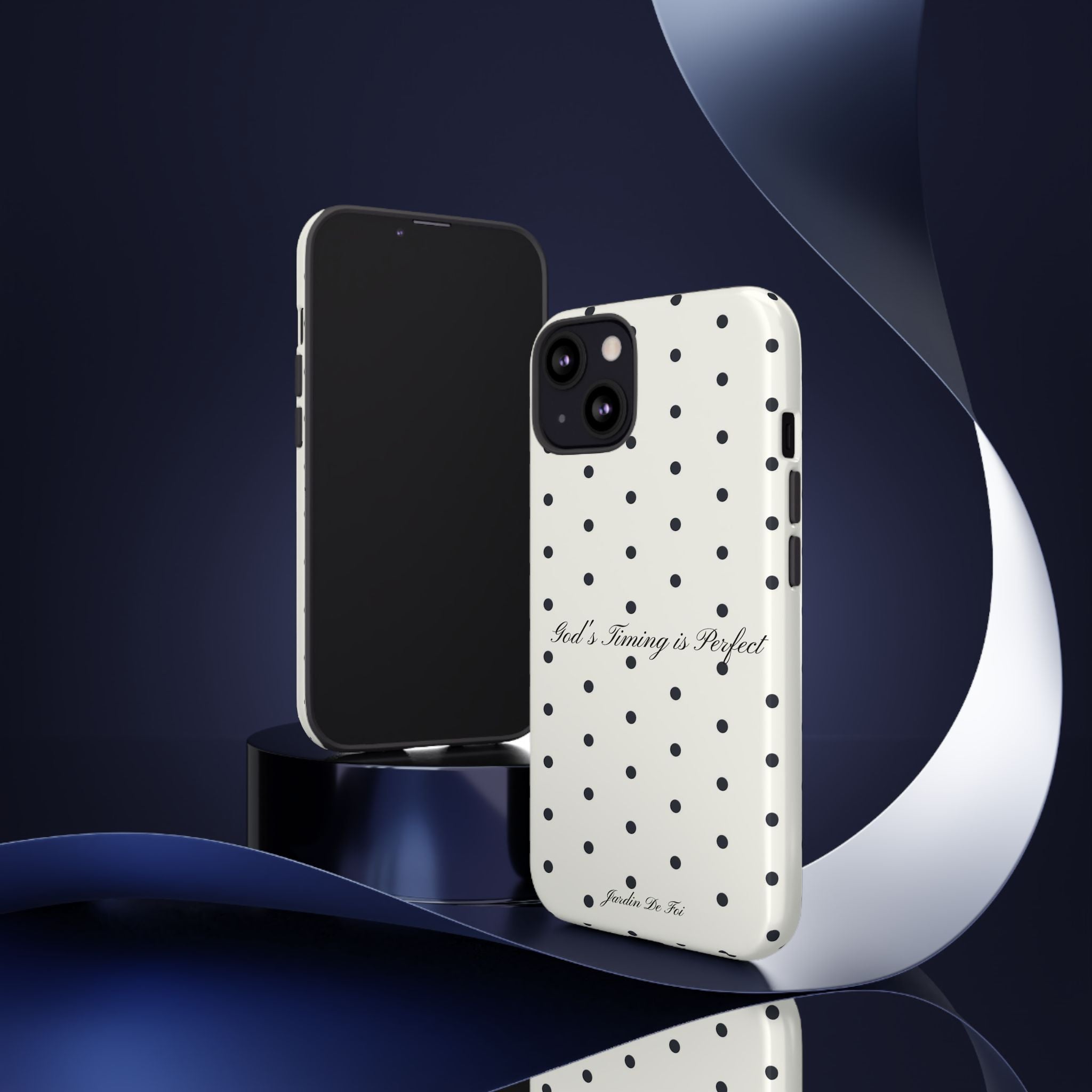 White Polka Dot Case