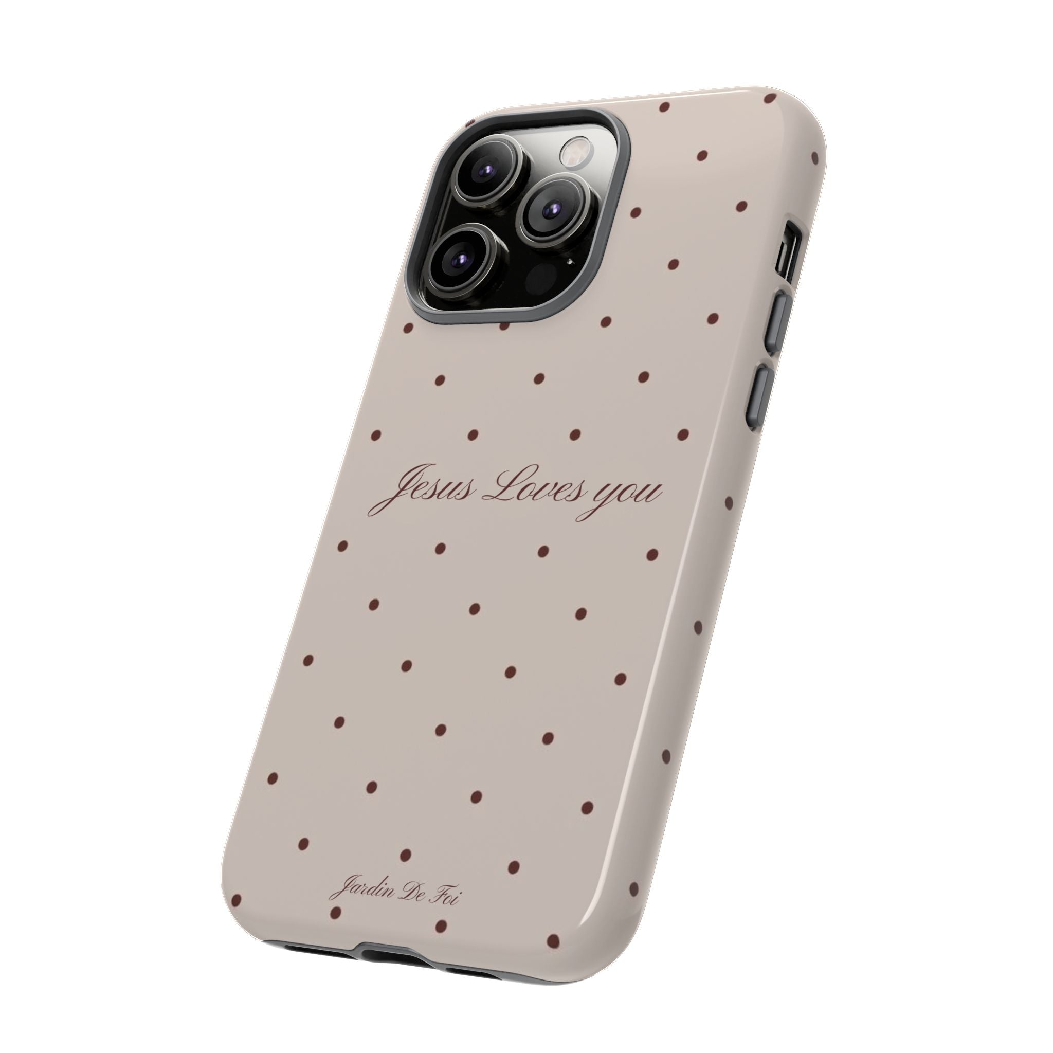 Brown Polka Dot Case