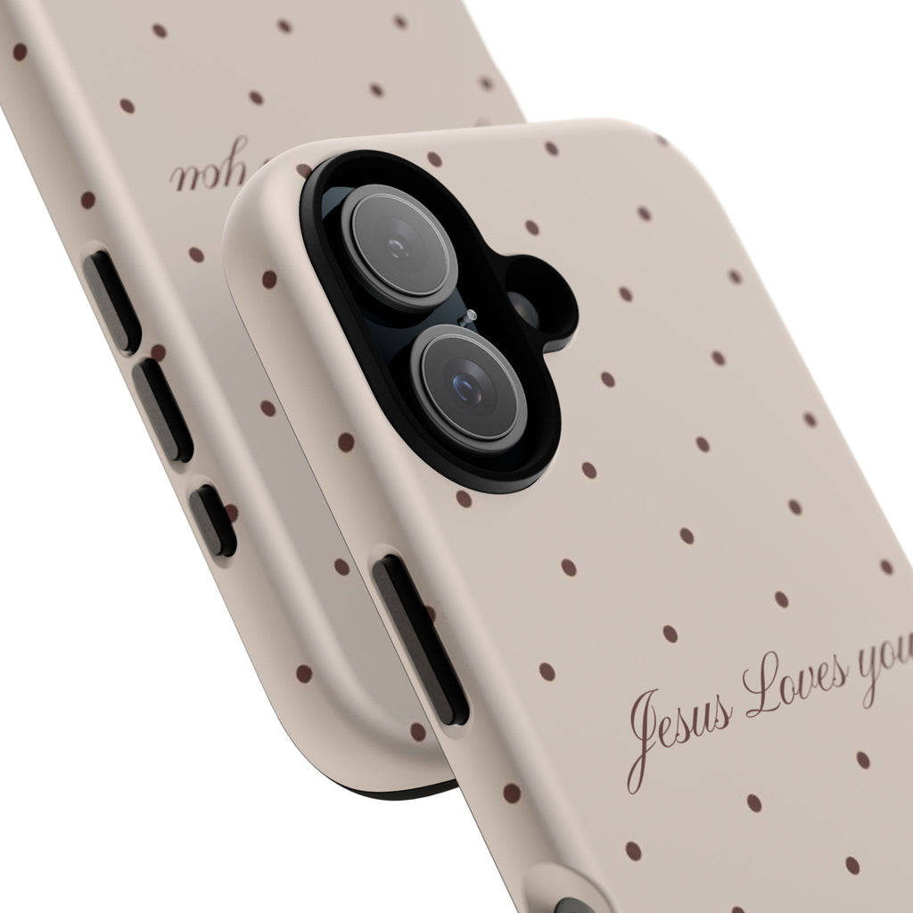 Brown Polka Dot Case