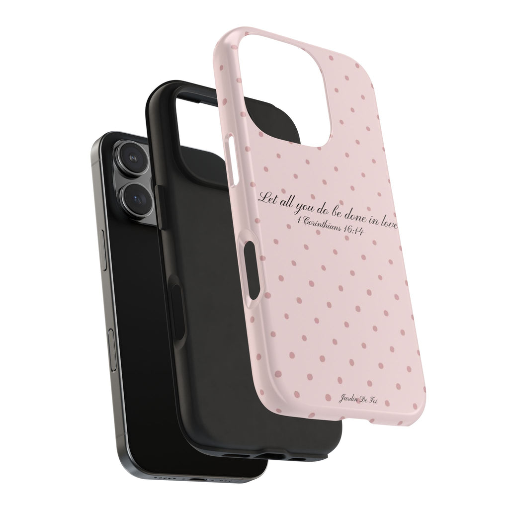 Pink Polka Dot Case