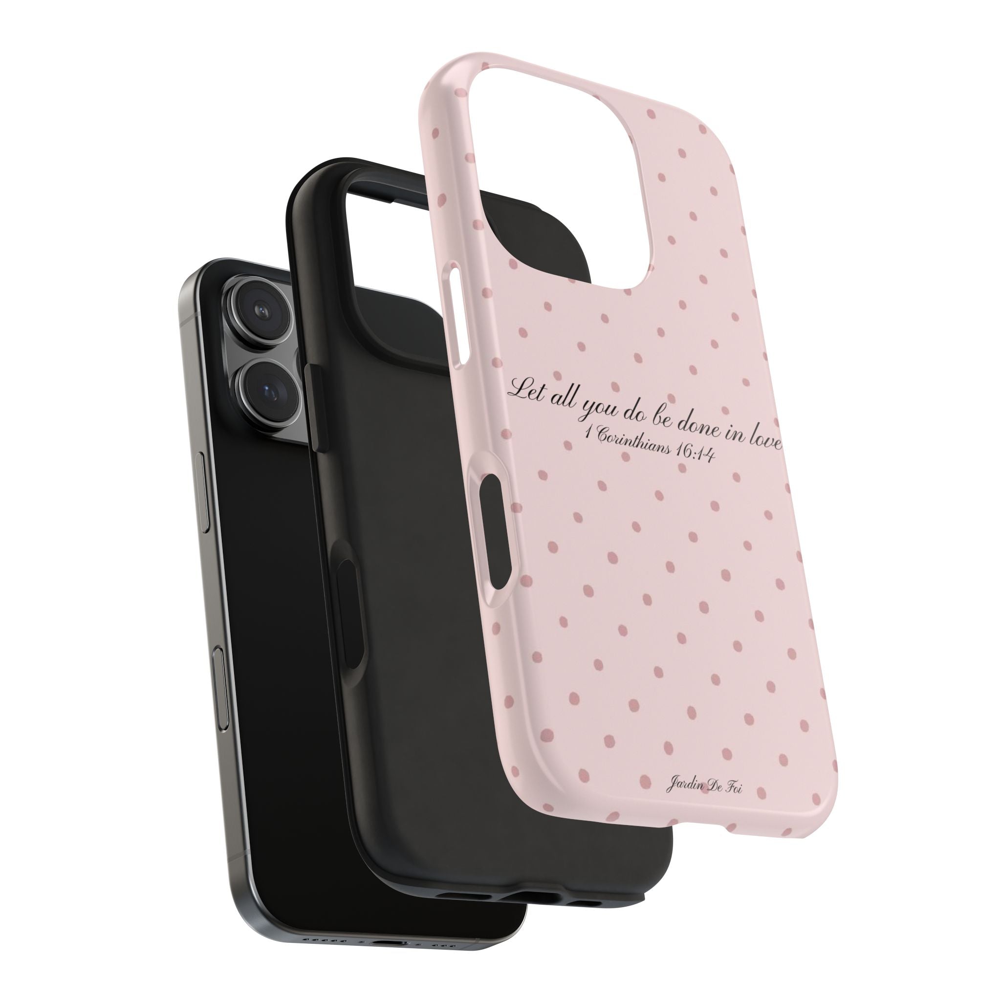 Pink Polka Dot Case