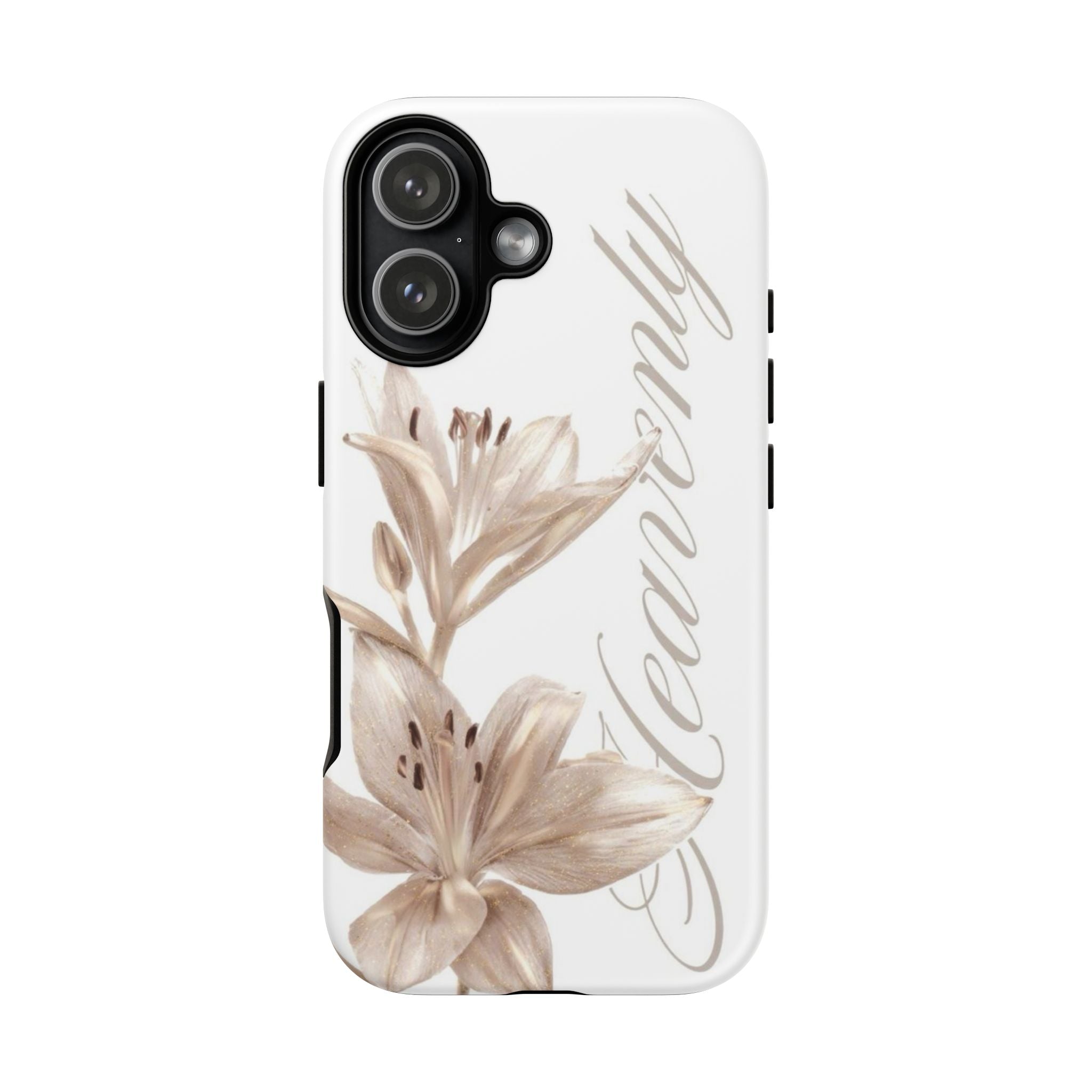 Floral 'Heavenly' Phone Case — Elegant Lily Protective Cover