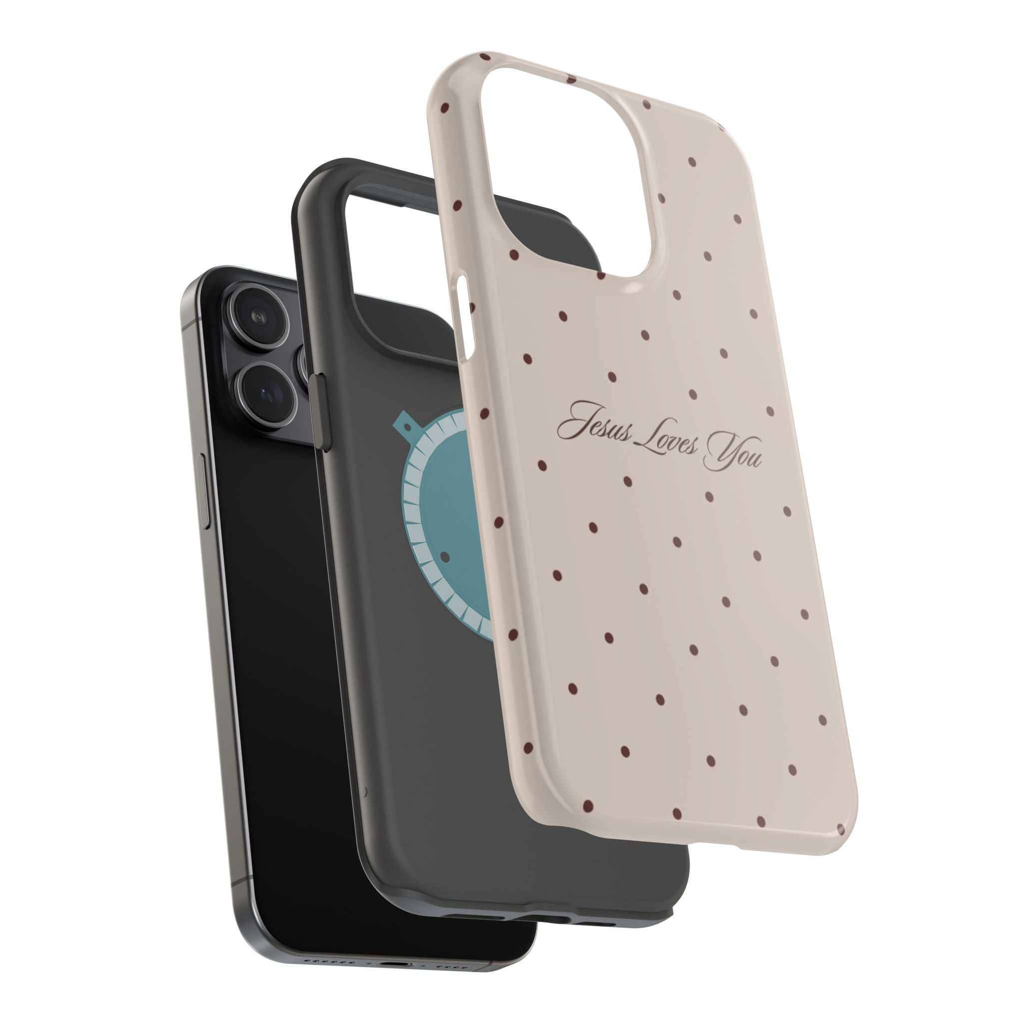 MagSafe Brown Polka Dot