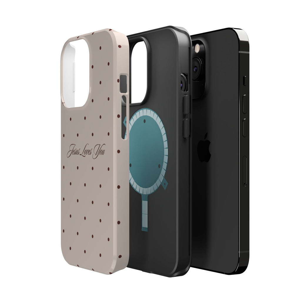 MagSafe Brown Polka Dot