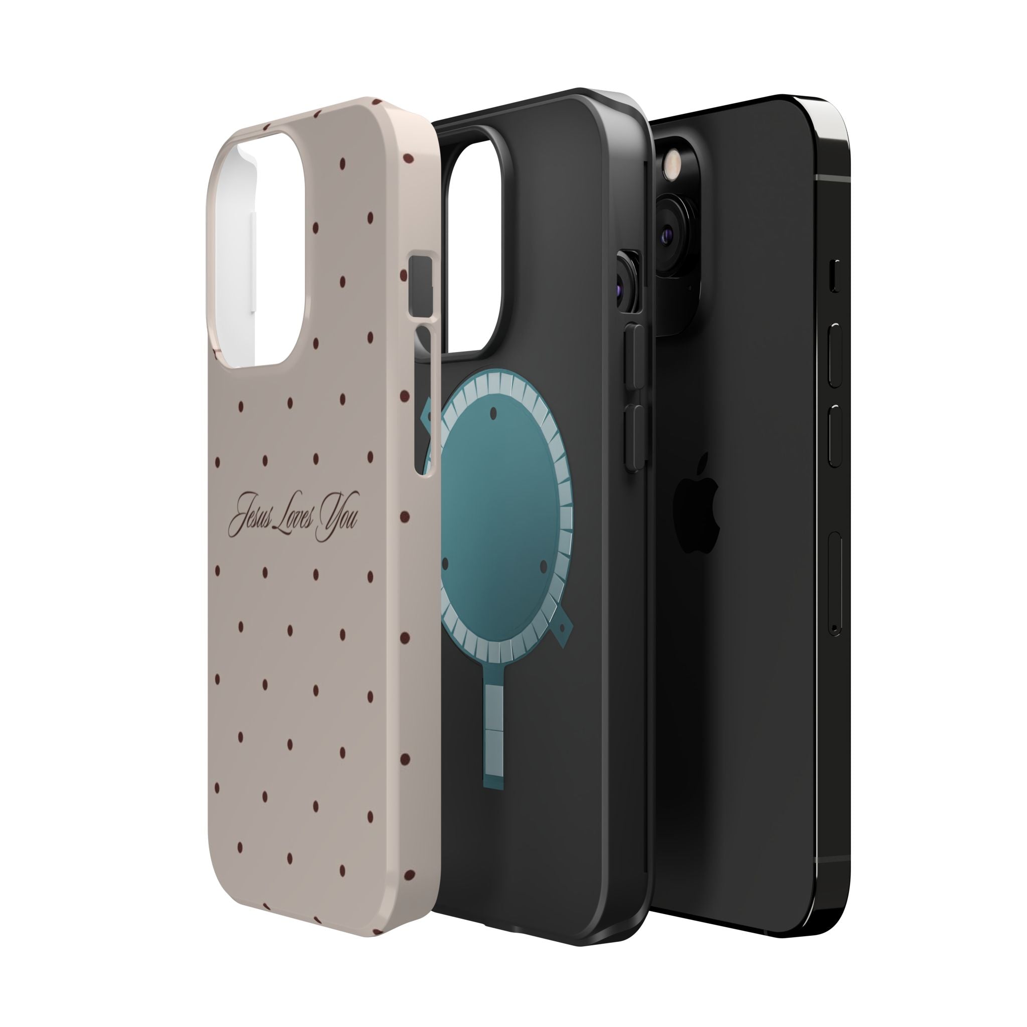 MagSafe Brown Polka Dot
