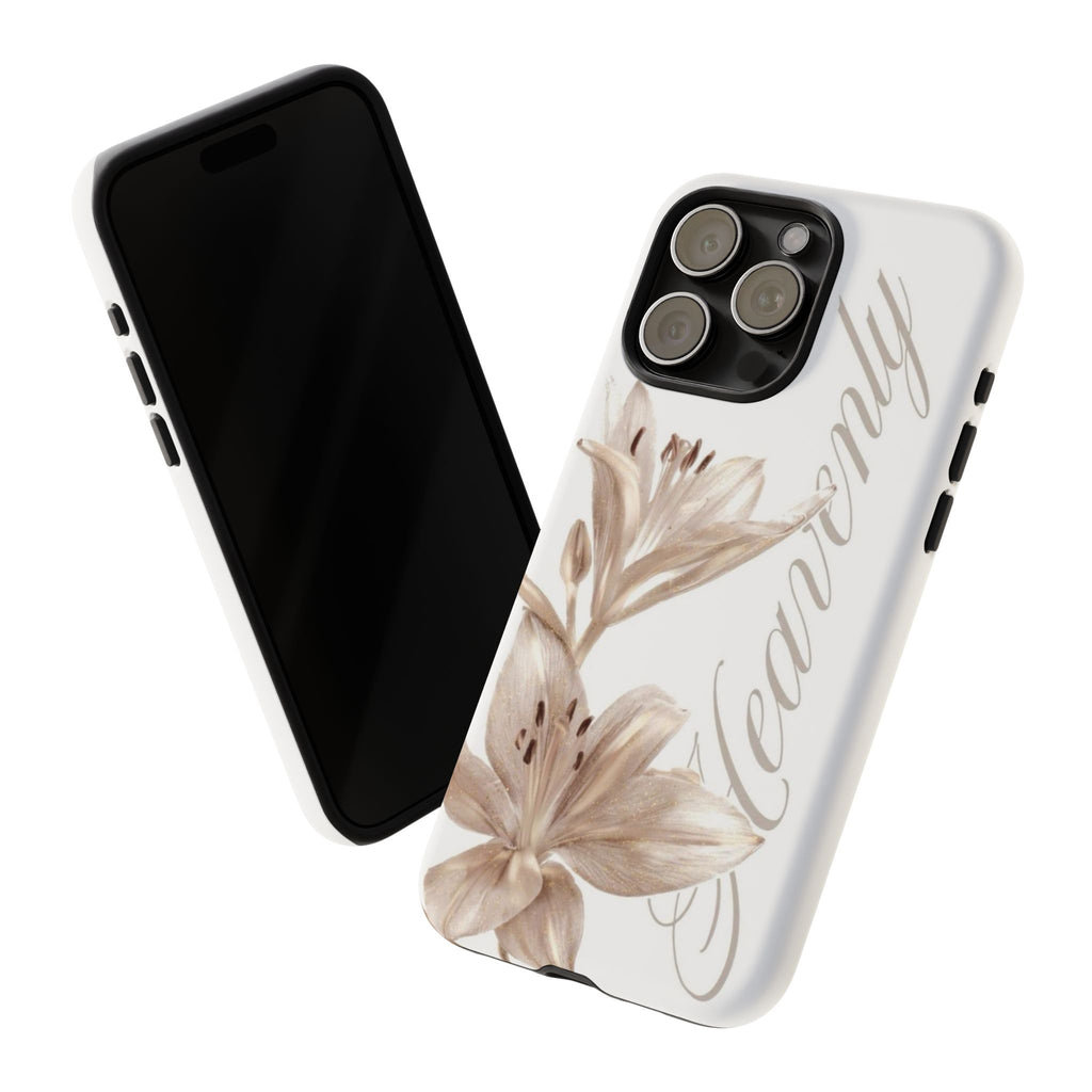 Floral 'Heavenly' Phone Case — Elegant Lily Protective Cover