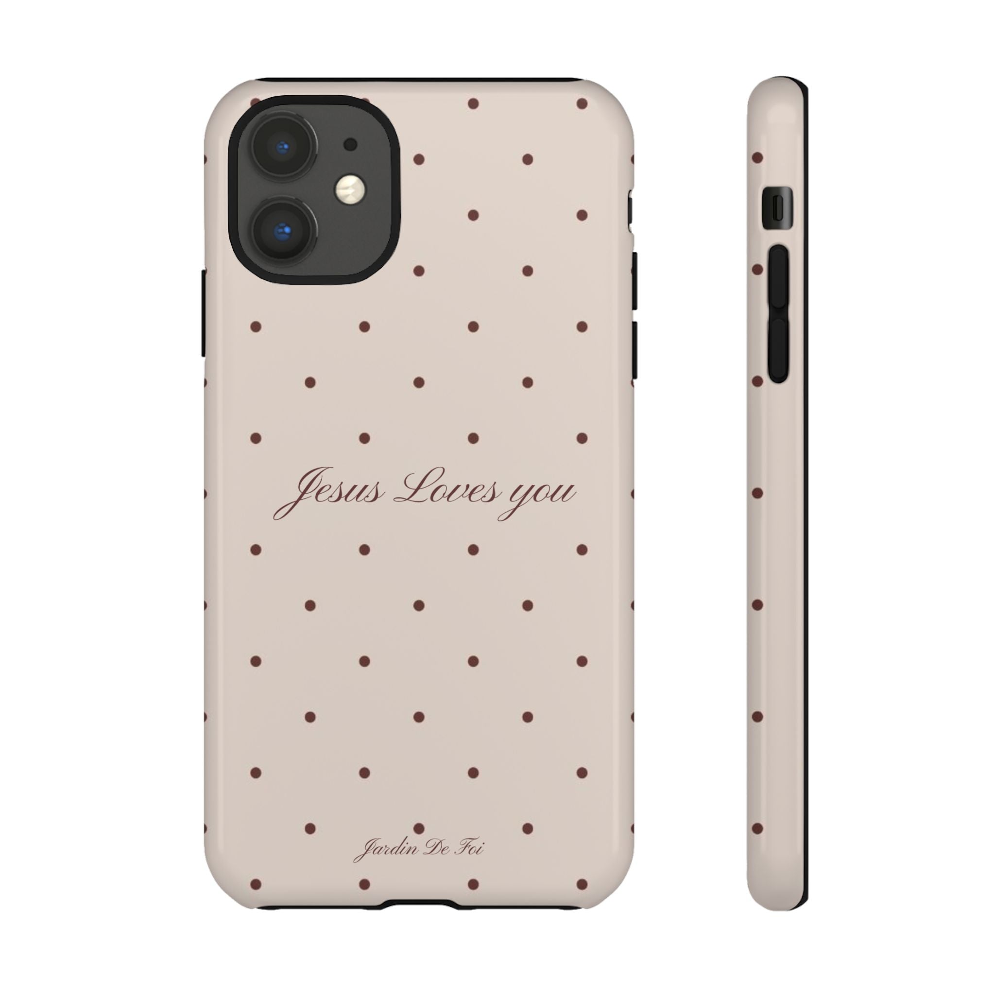 Brown Polka Dot Case