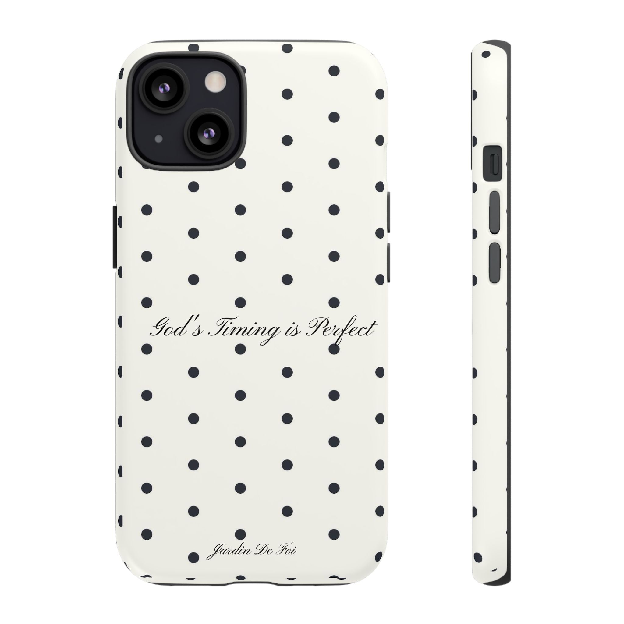 White Polka Dot Case