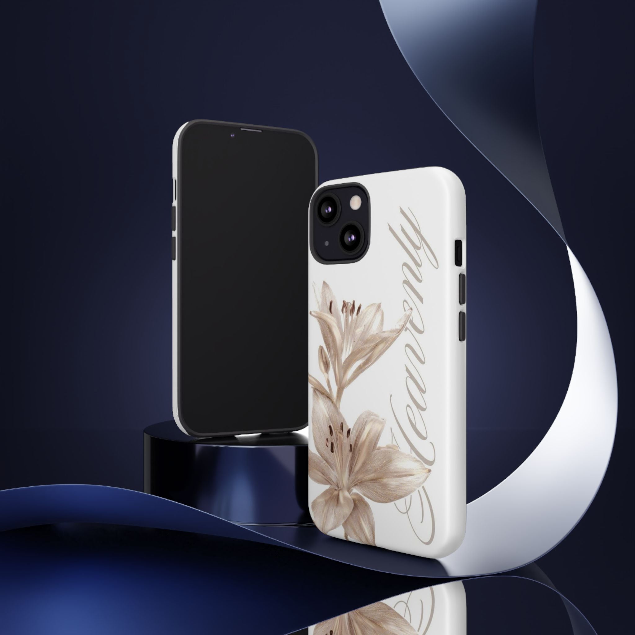 Floral 'Heavenly' Phone Case — Elegant Lily Protective Cover