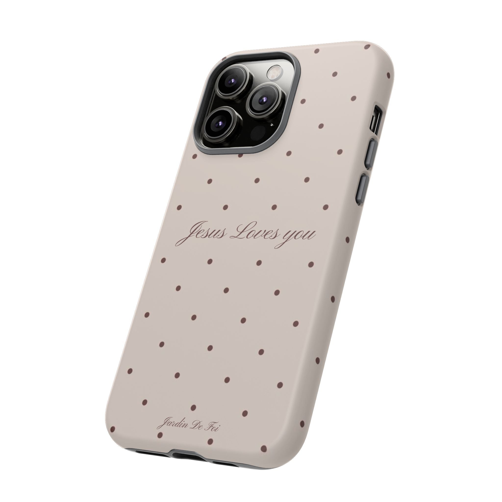 Brown Polka Dot Case