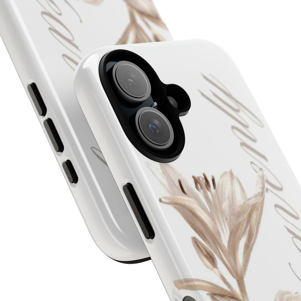 Floral 'Heavenly' Phone Case — Elegant Lily Protective Cover