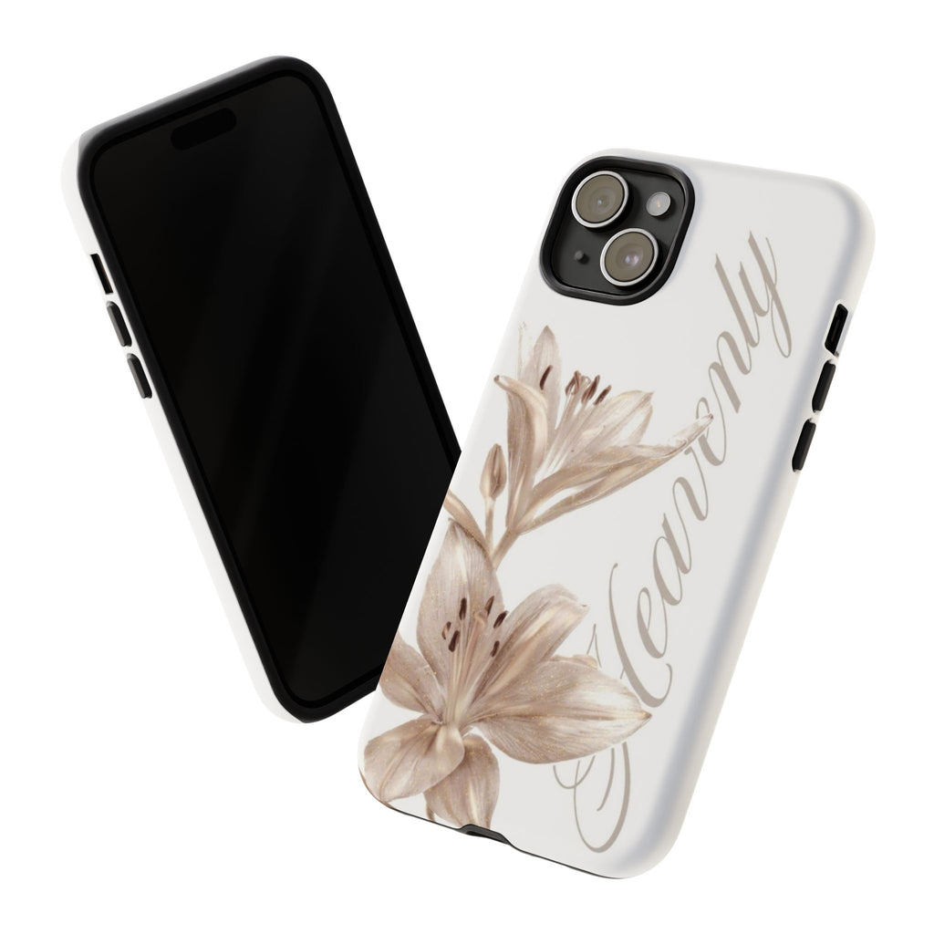 Floral 'Heavenly' Phone Case — Elegant Lily Protective Cover