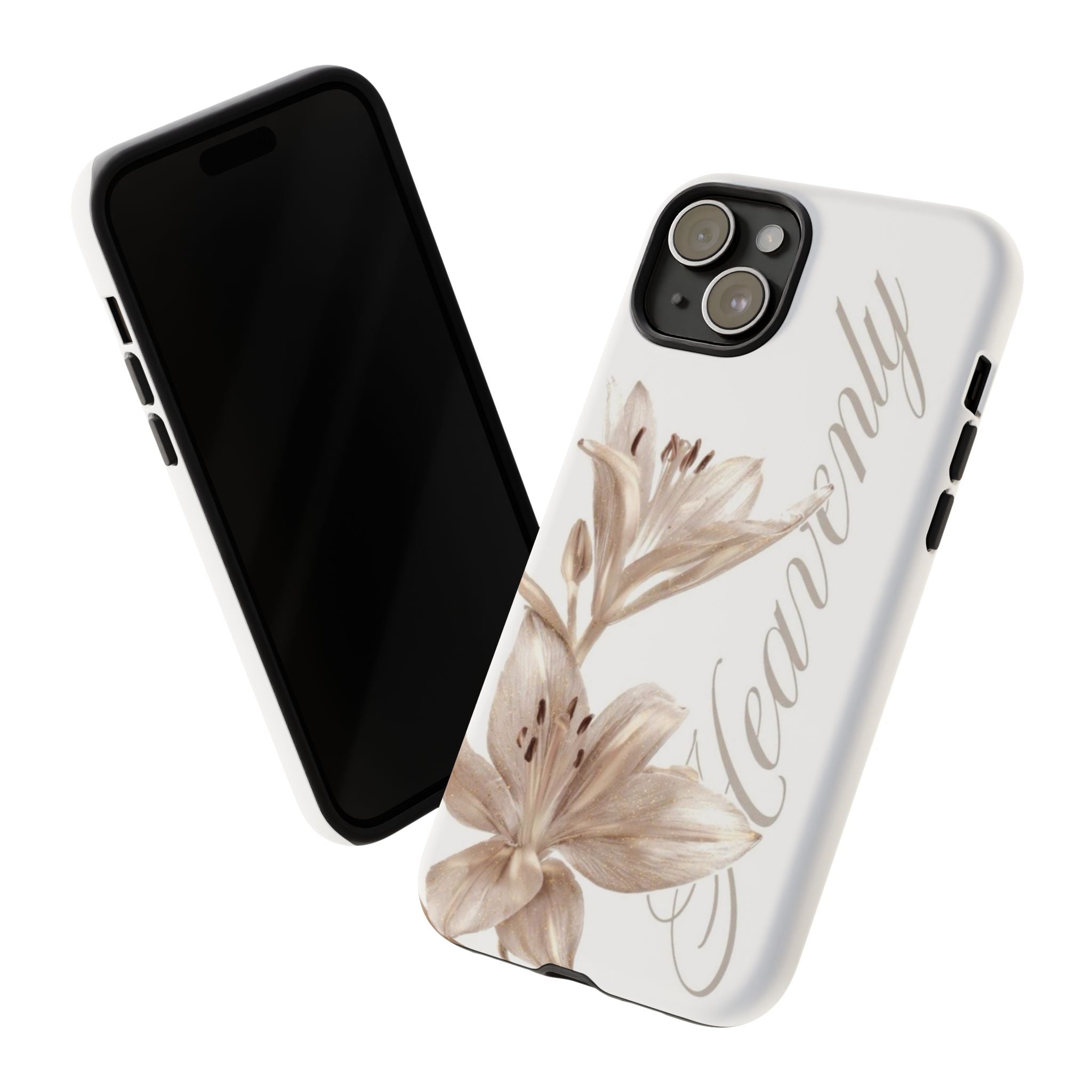 Floral 'Heavenly' Phone Case — Elegant Lily Protective Cover