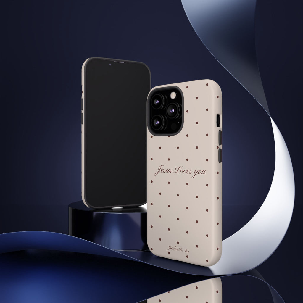 Brown Polka Dot Case