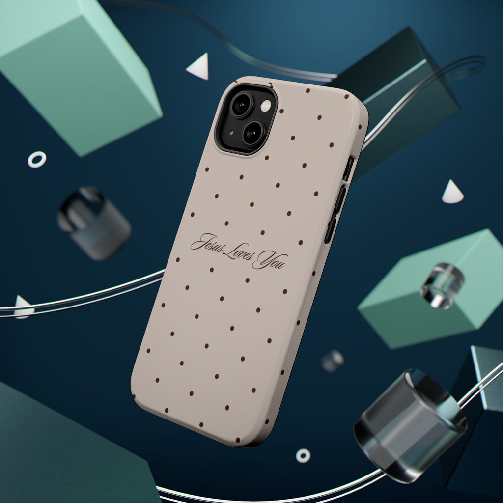 MagSafe Brown Polka Dot
