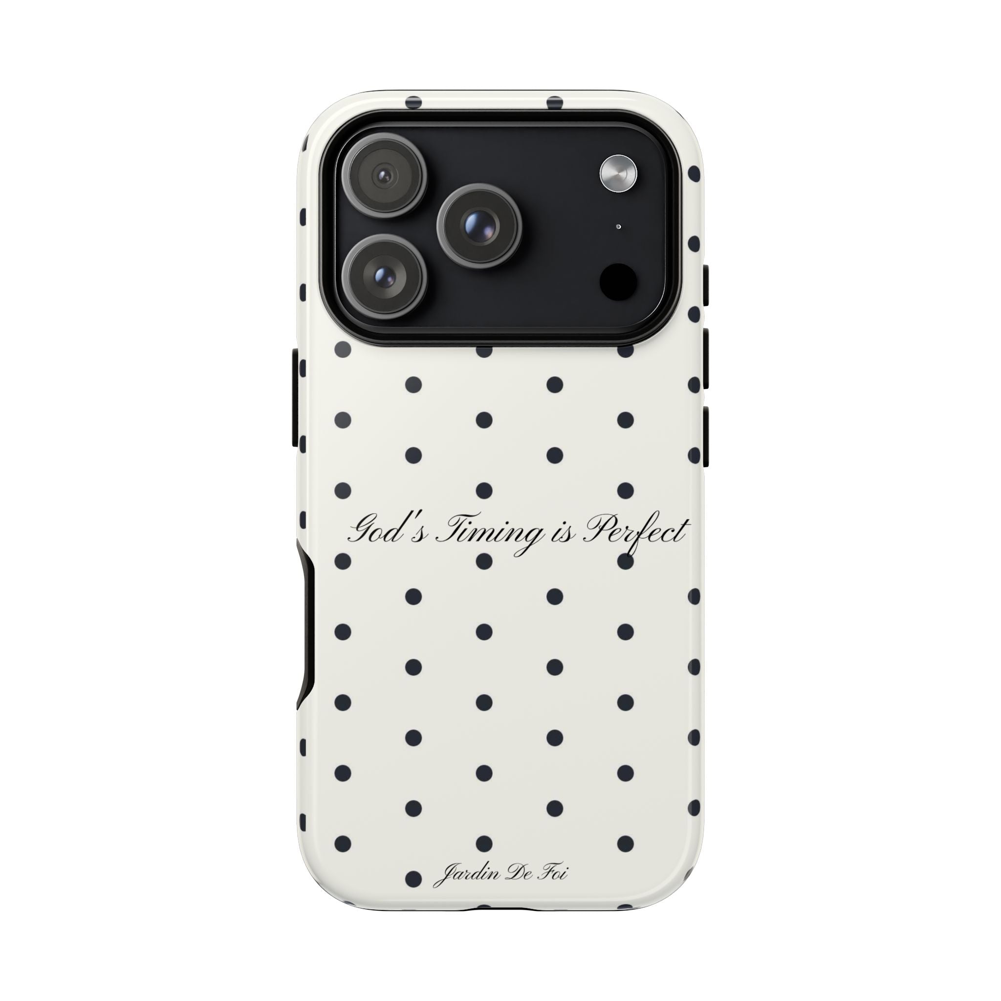 White Polka Dot Case