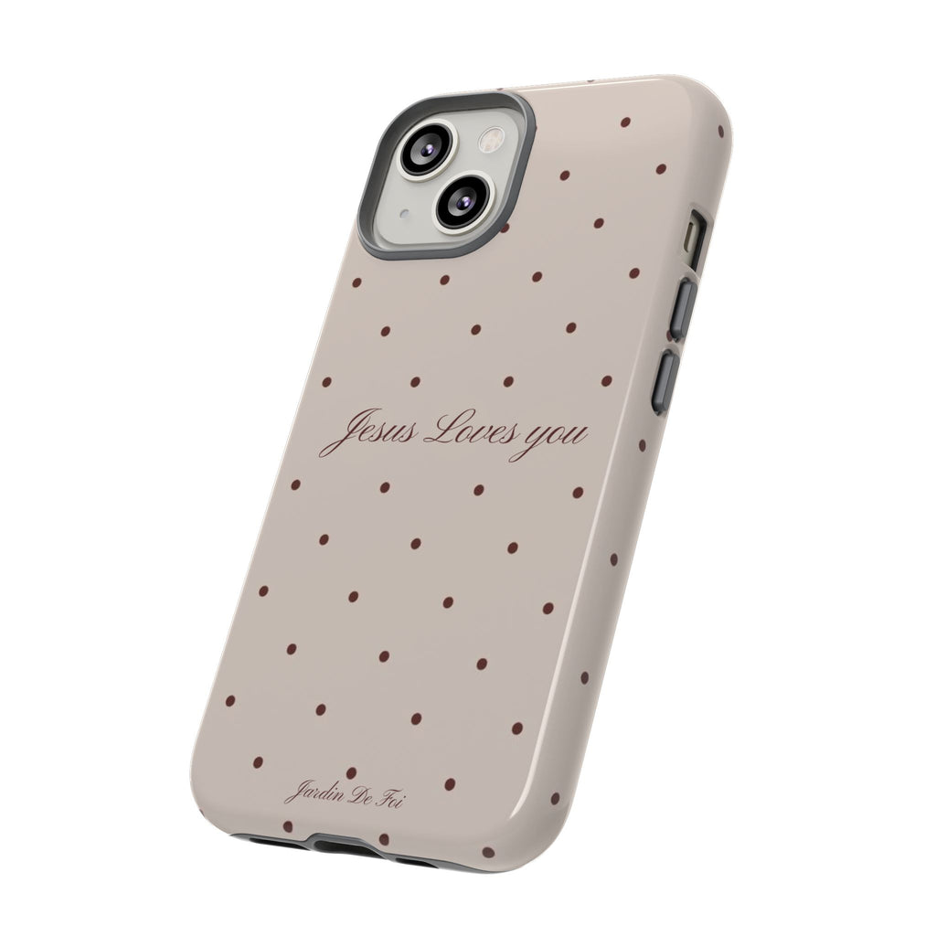 Brown Polka Dot Case