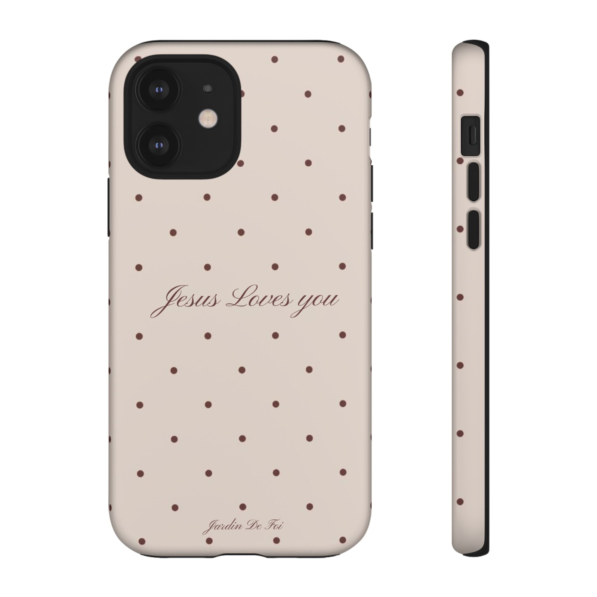 Brown Polka Dot Case