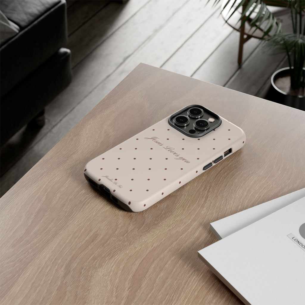 Brown Polka Dot Case